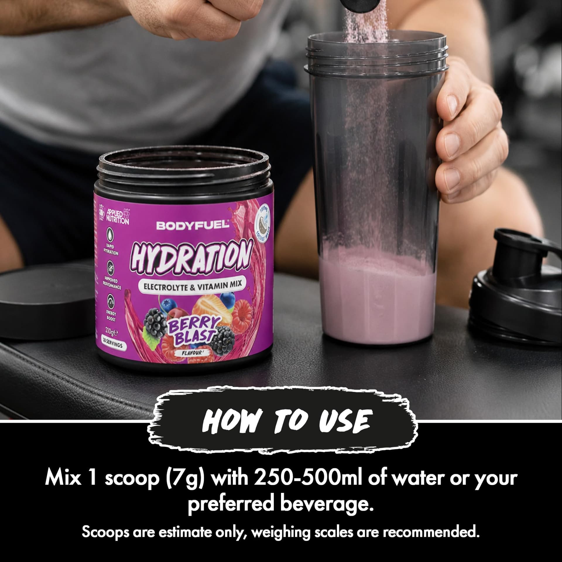Applied Nutrition BodyFuel Hydration Electrolyte & Vitamin Powder – Bild 4