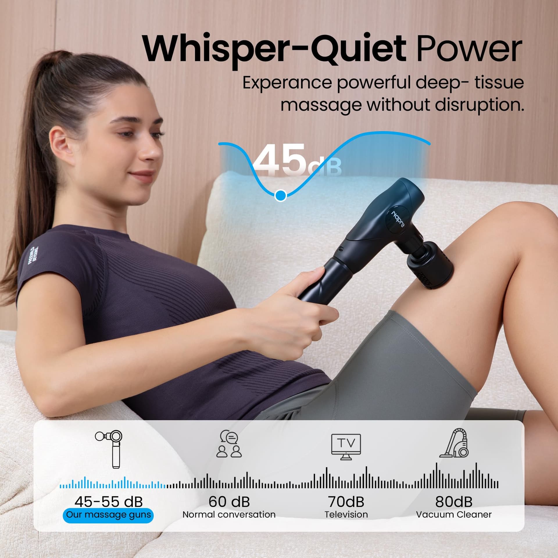 Massagepistole mit Wärme und Kälte,NAPRE 3-in-1 Mini – Bild 8