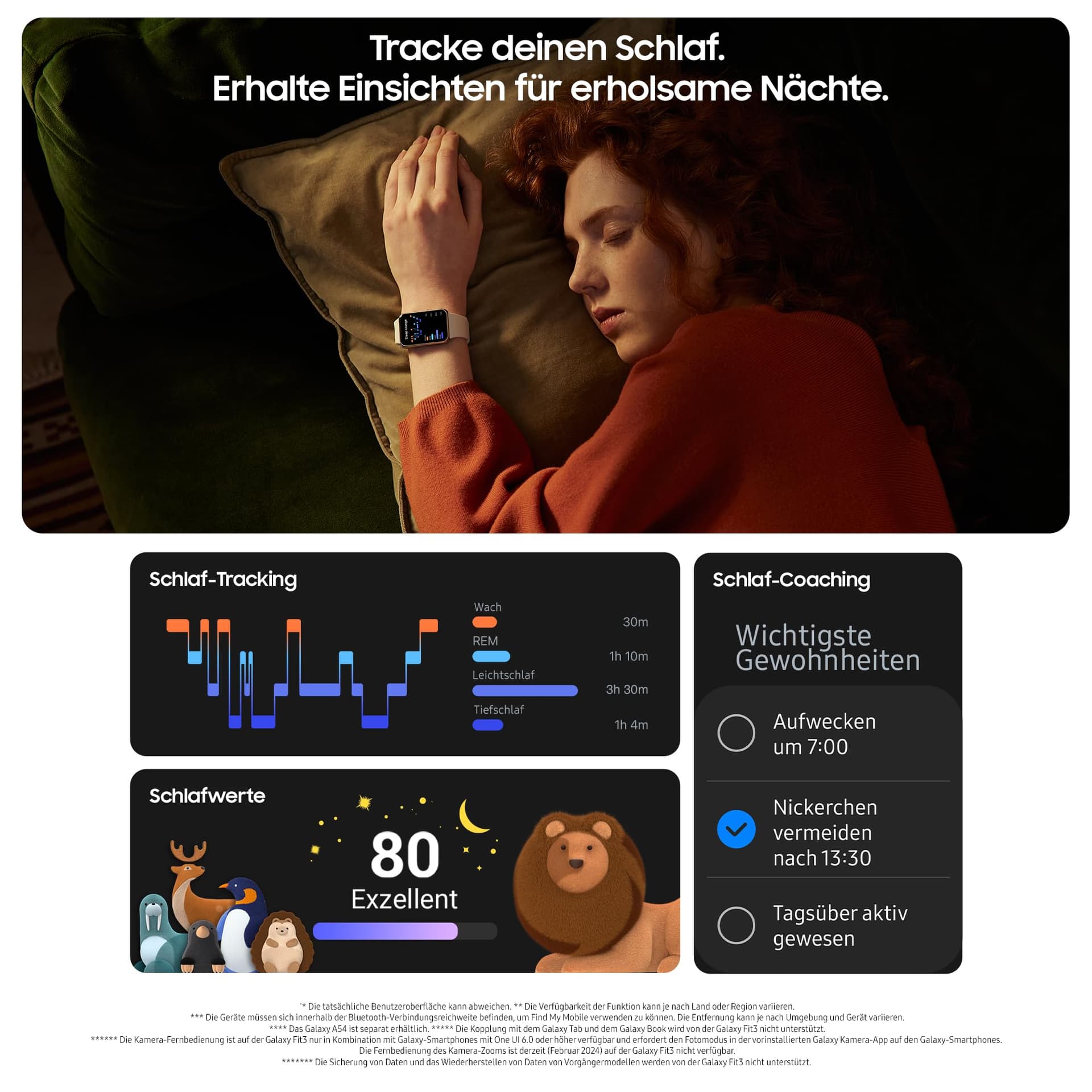 Samsung Galaxy Fit3 Smartwatch – Bild 5