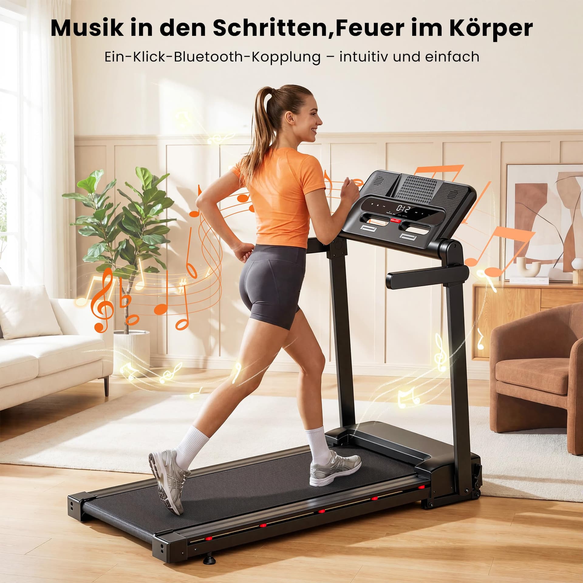 JAGJOG Laufband für Zuhause mit 15% Automatische Steigung – Bild 2
