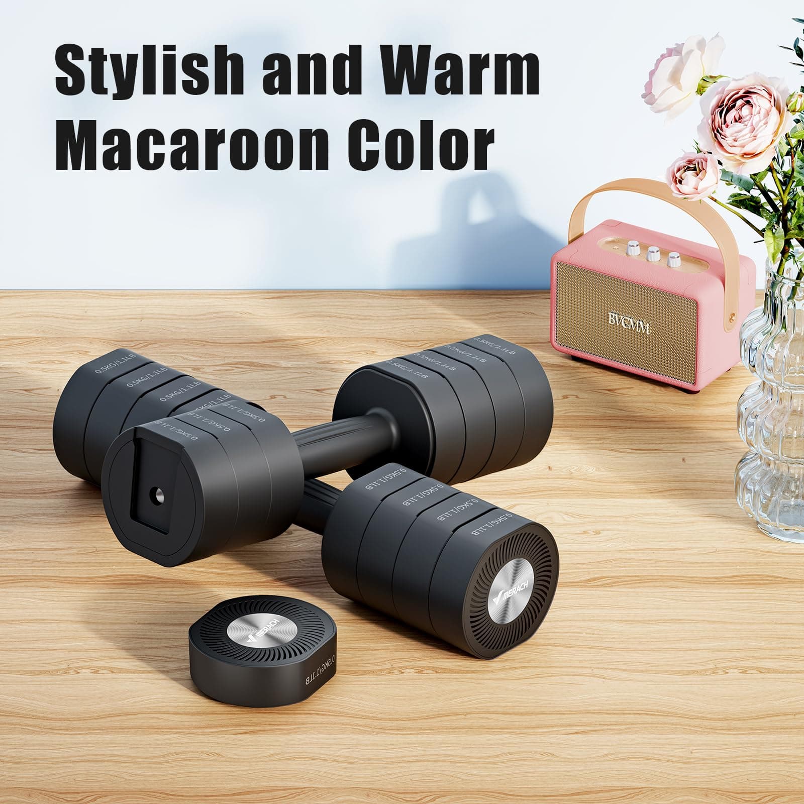 MERACH Adjustable Dumbbell Set of 2 – Bild 8