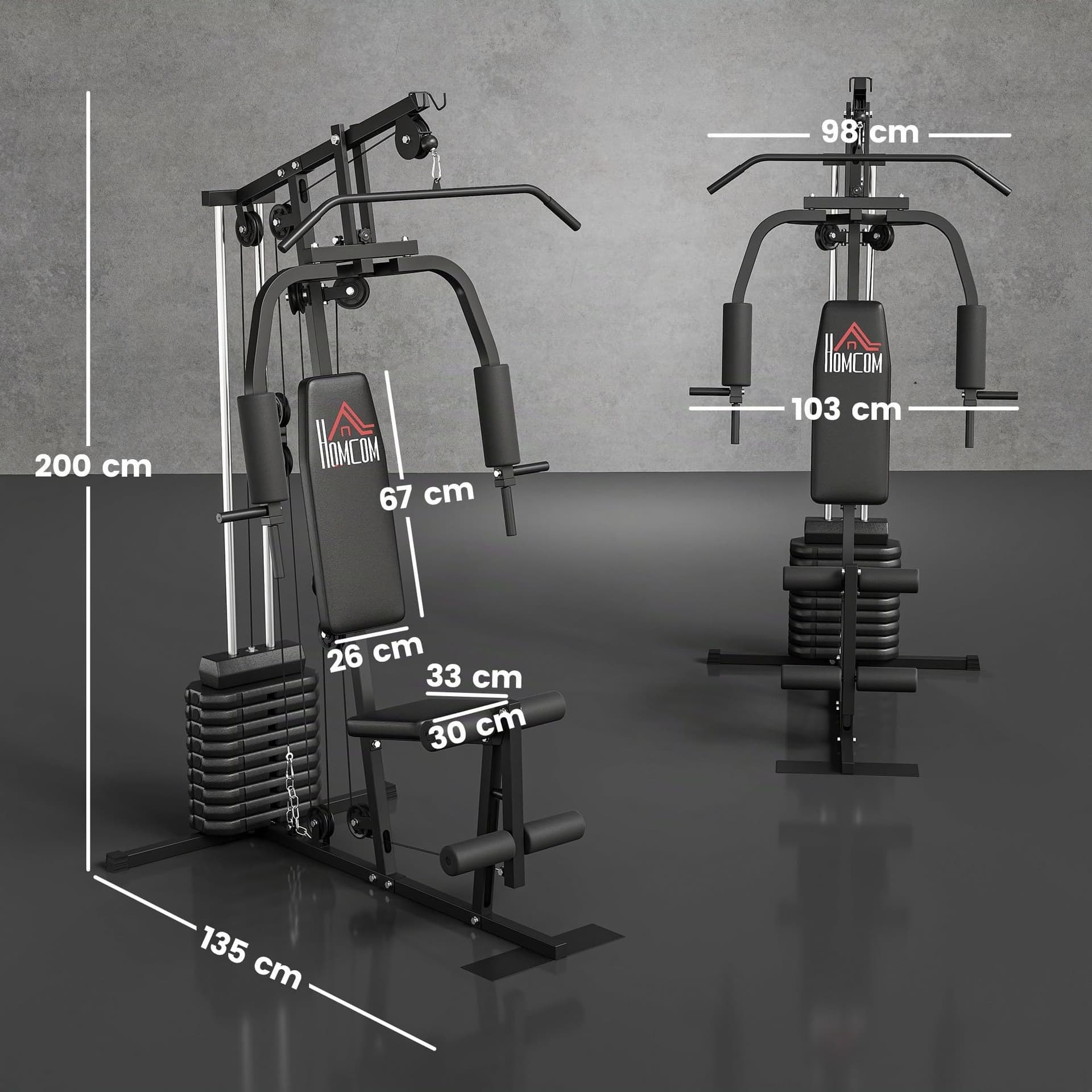 HOMCOM Multiestación Musculación – Bild 7