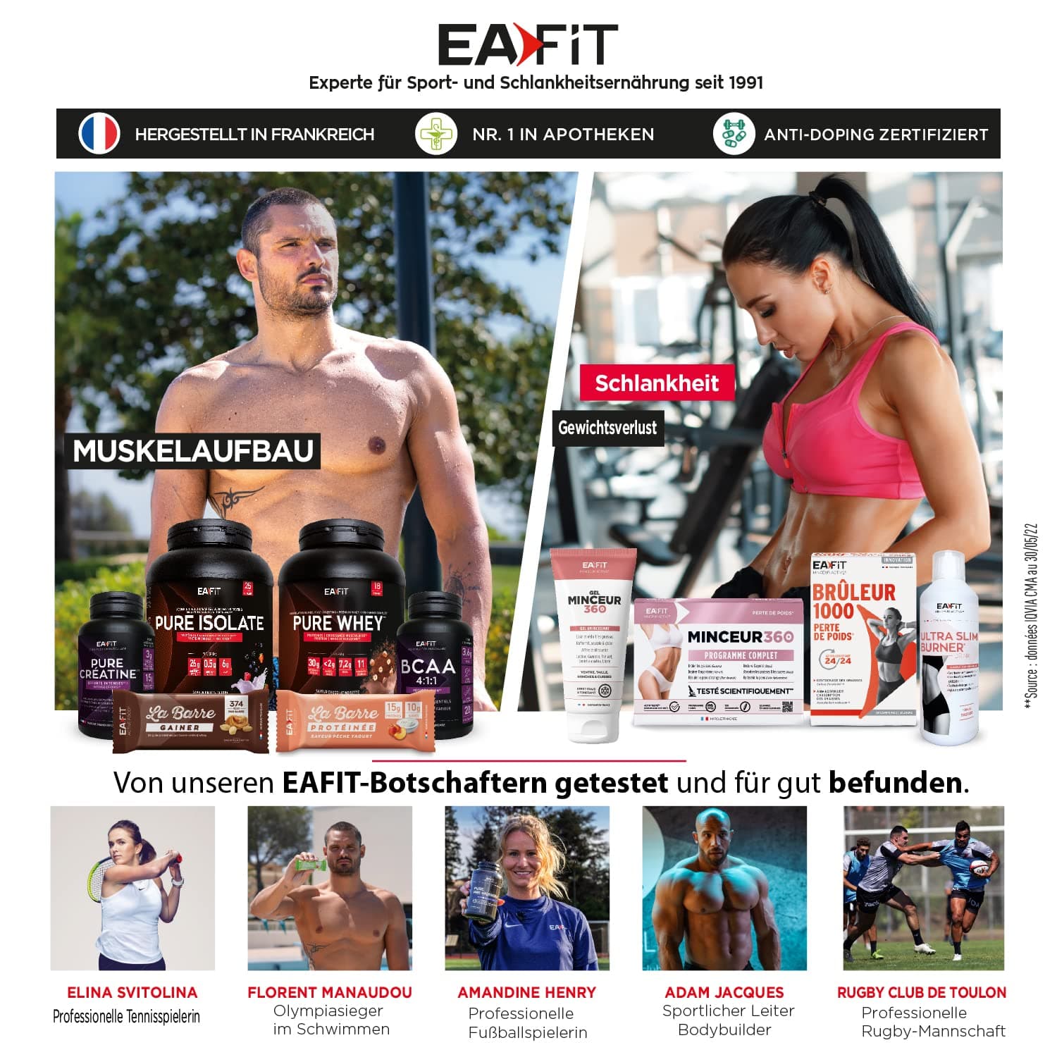 Eafit Proteine in Polvere Whey 850 g – Bild 5