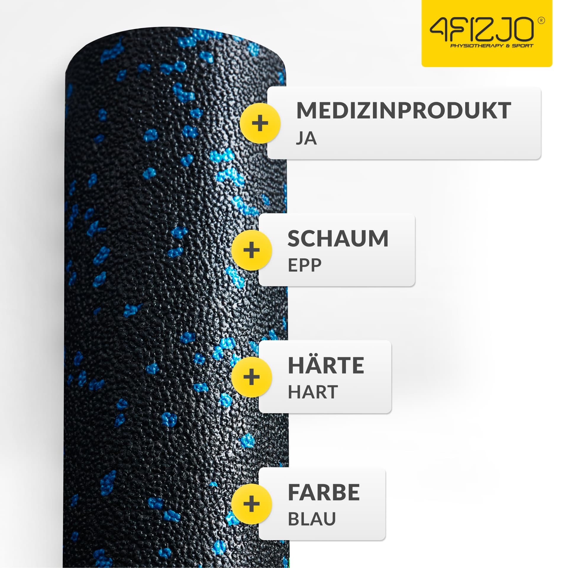4FIZJO Faszienrolle Schaumstoff – Bild 7