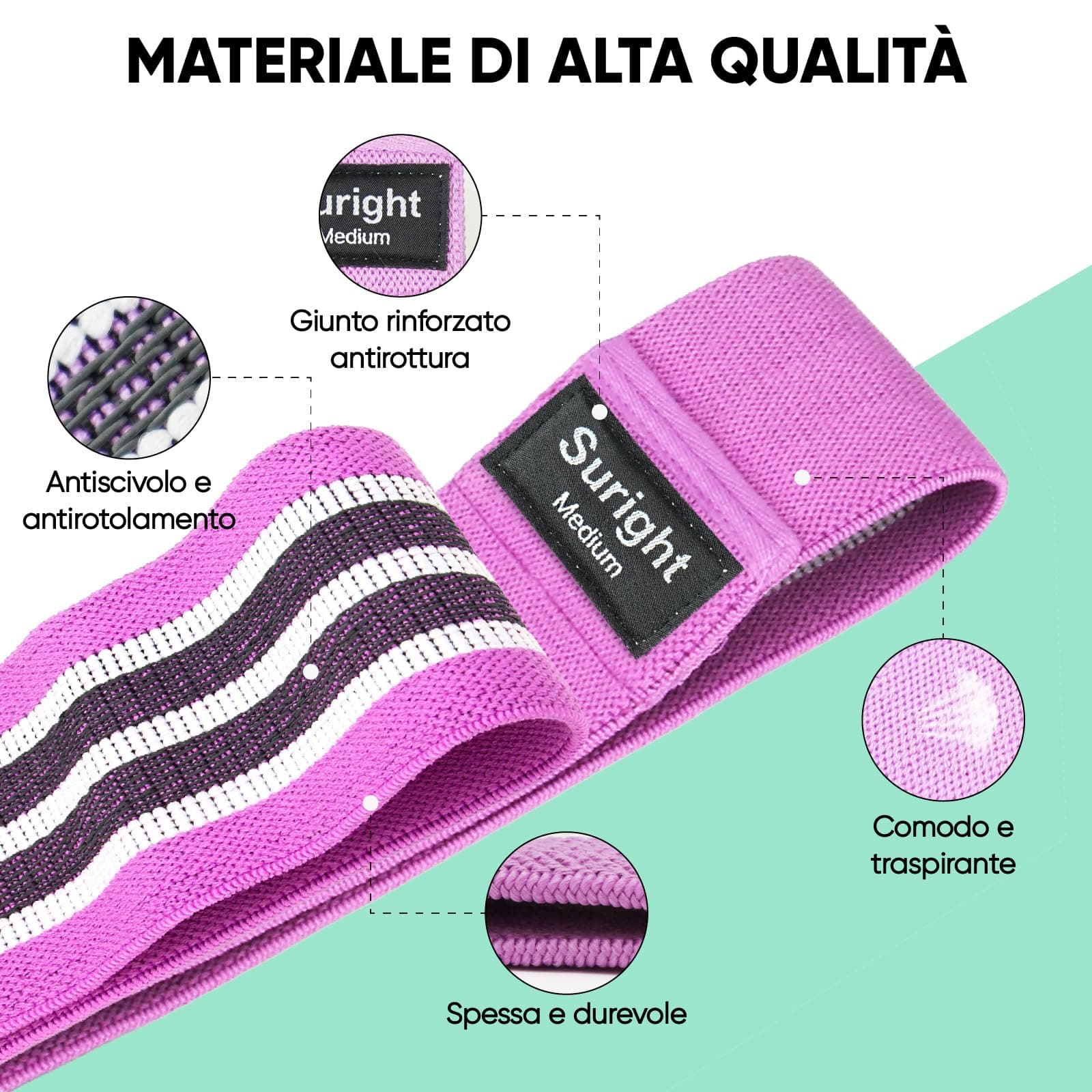 Suright Elastici Fitness – Bild 3