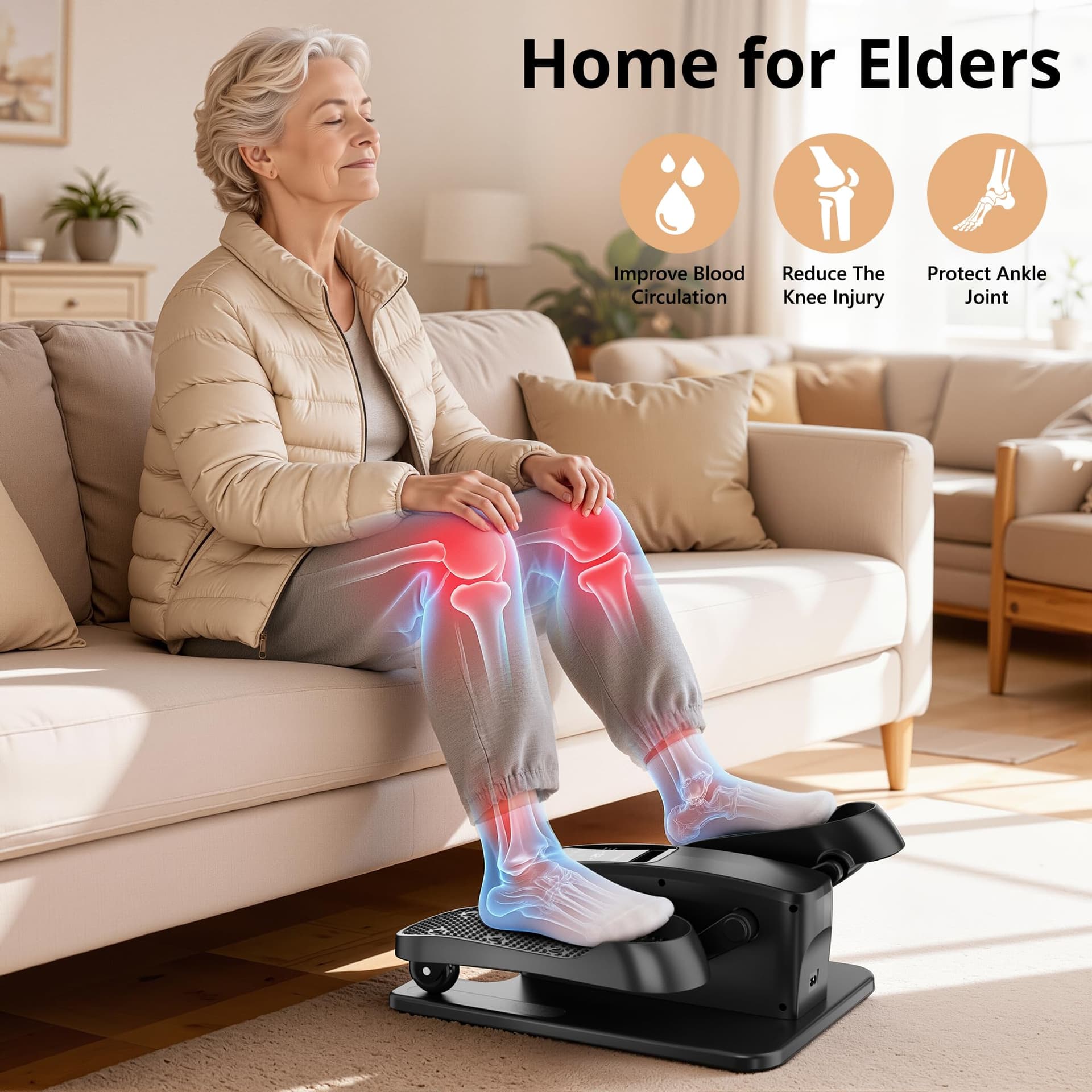 MOMODA Under Desk Elliptical Machine – Bild 3