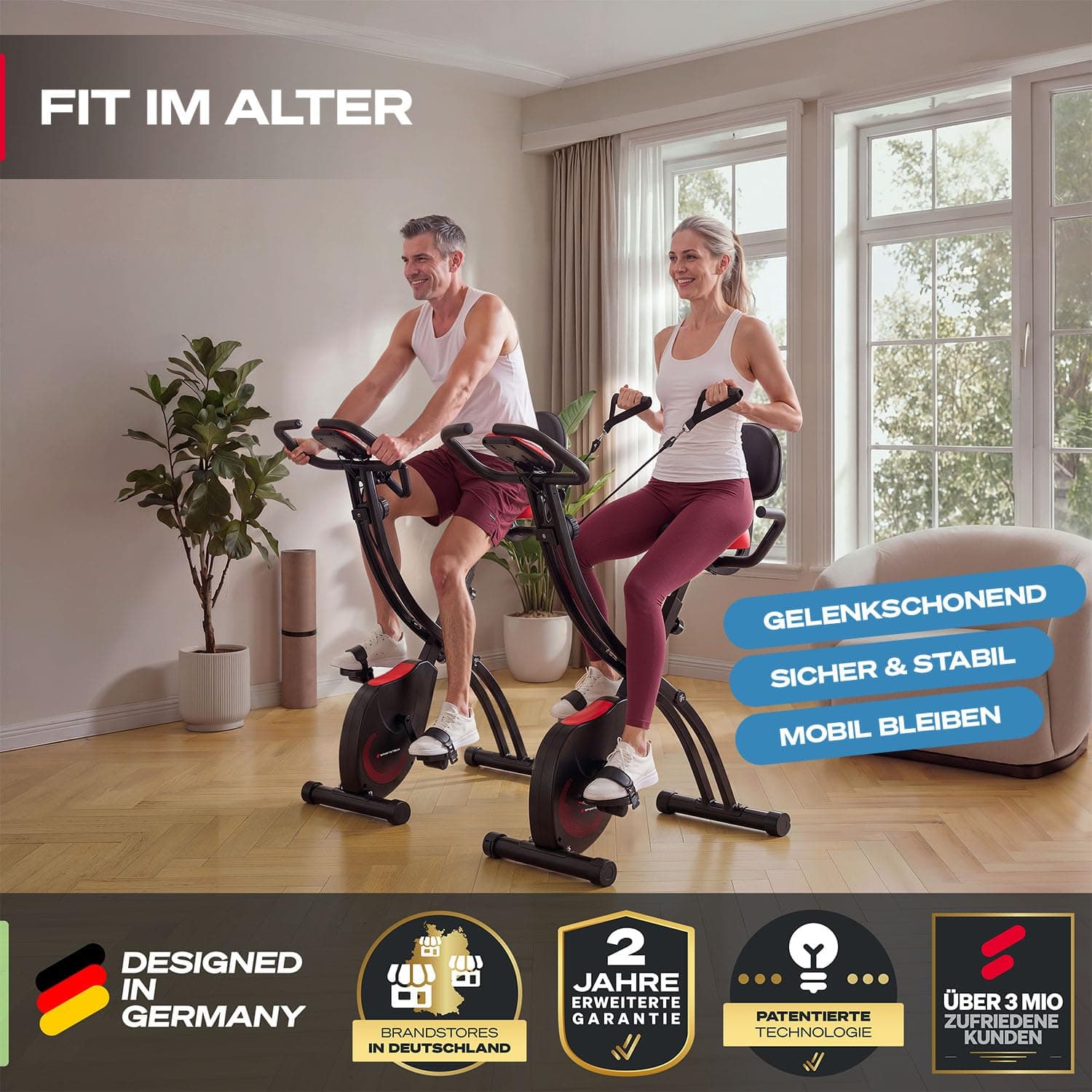Sportstech Heimtrainer Fahrrad Klappbar X150 – Bild 6