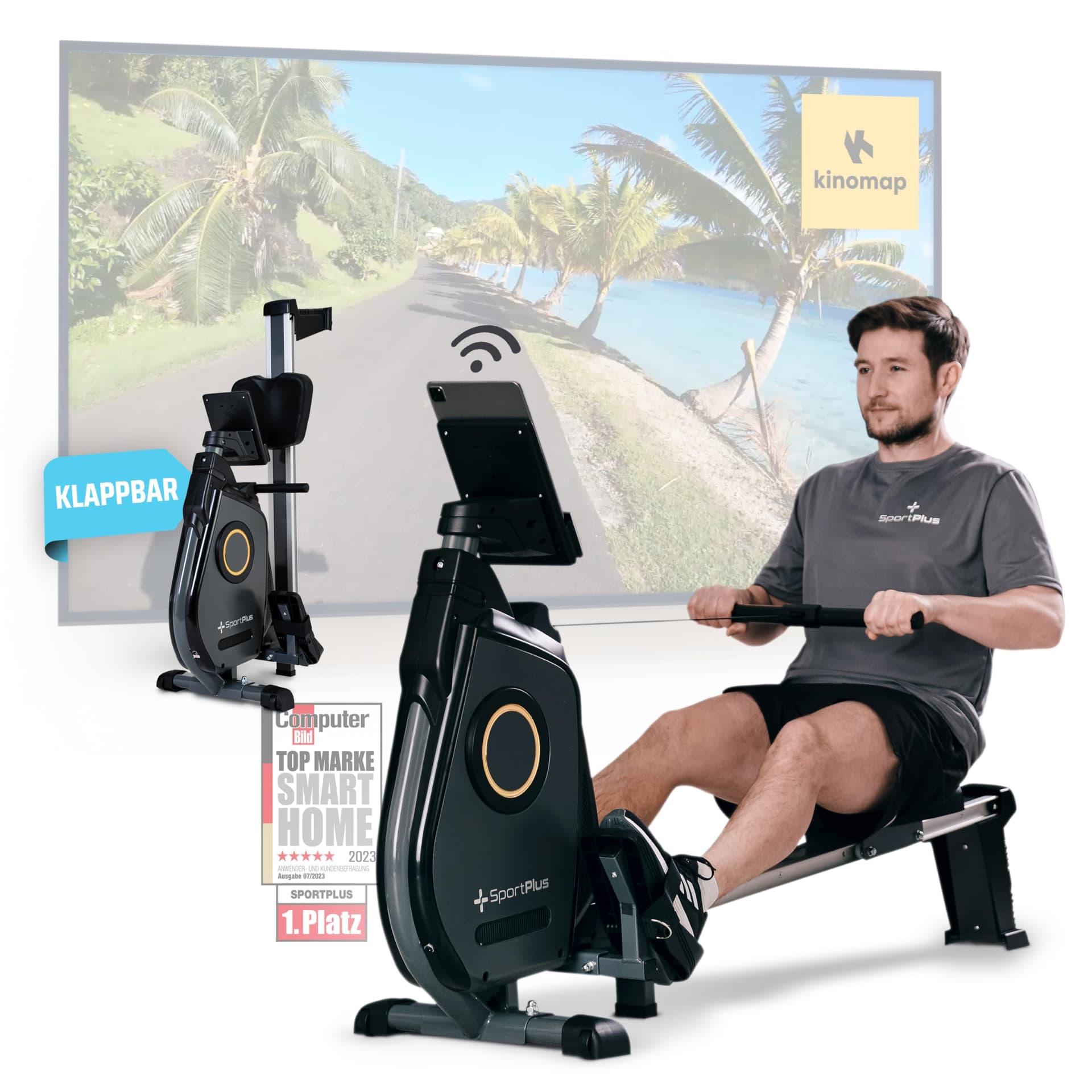 SportPlus Rudergerät für zuhause