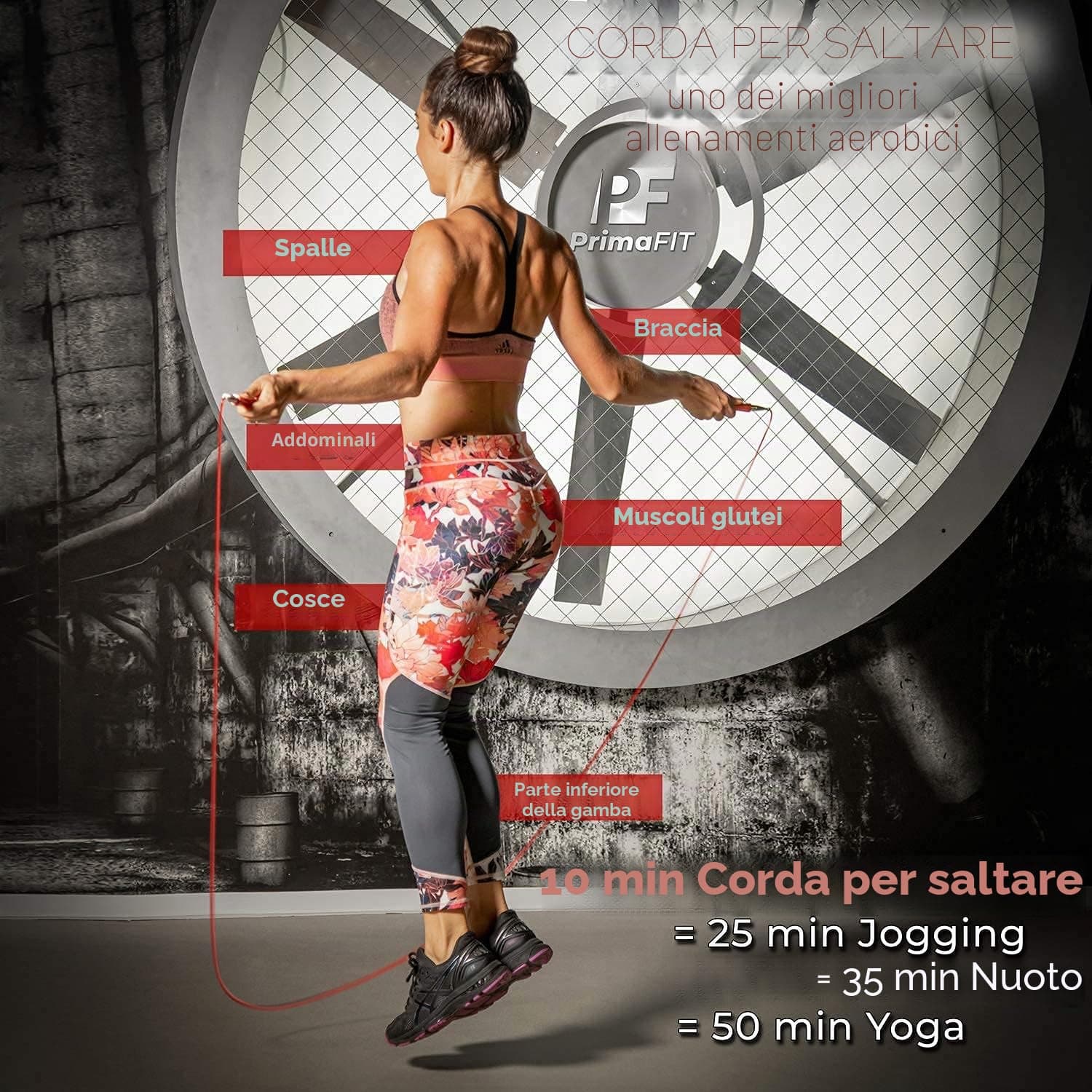 PrimaFit Springseil Erwachsene Fitness Pro Speed Jump Rope – Bild 8