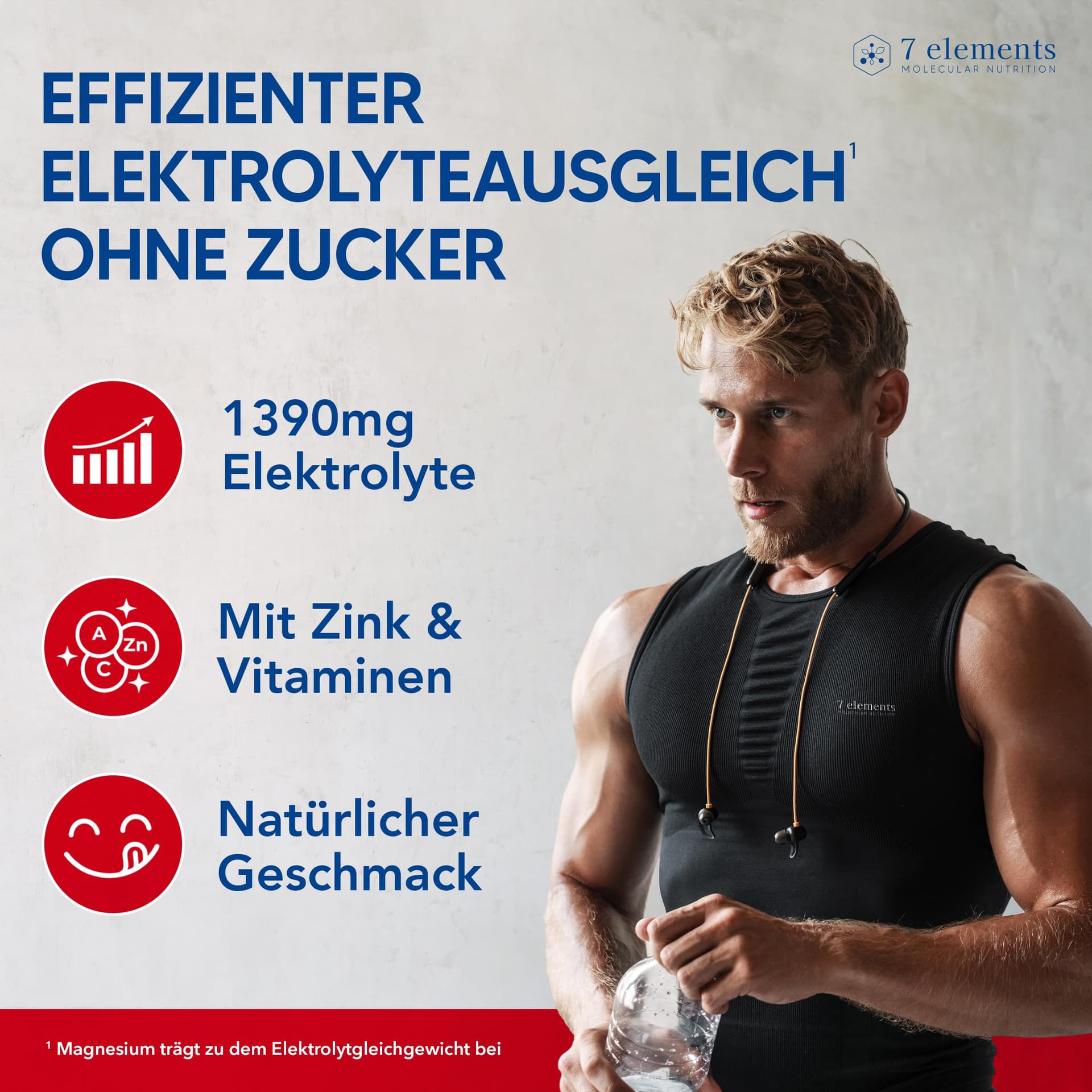 7 elements Elektrolyte OHNE ZUCKER - 30 Stück – Bild 2