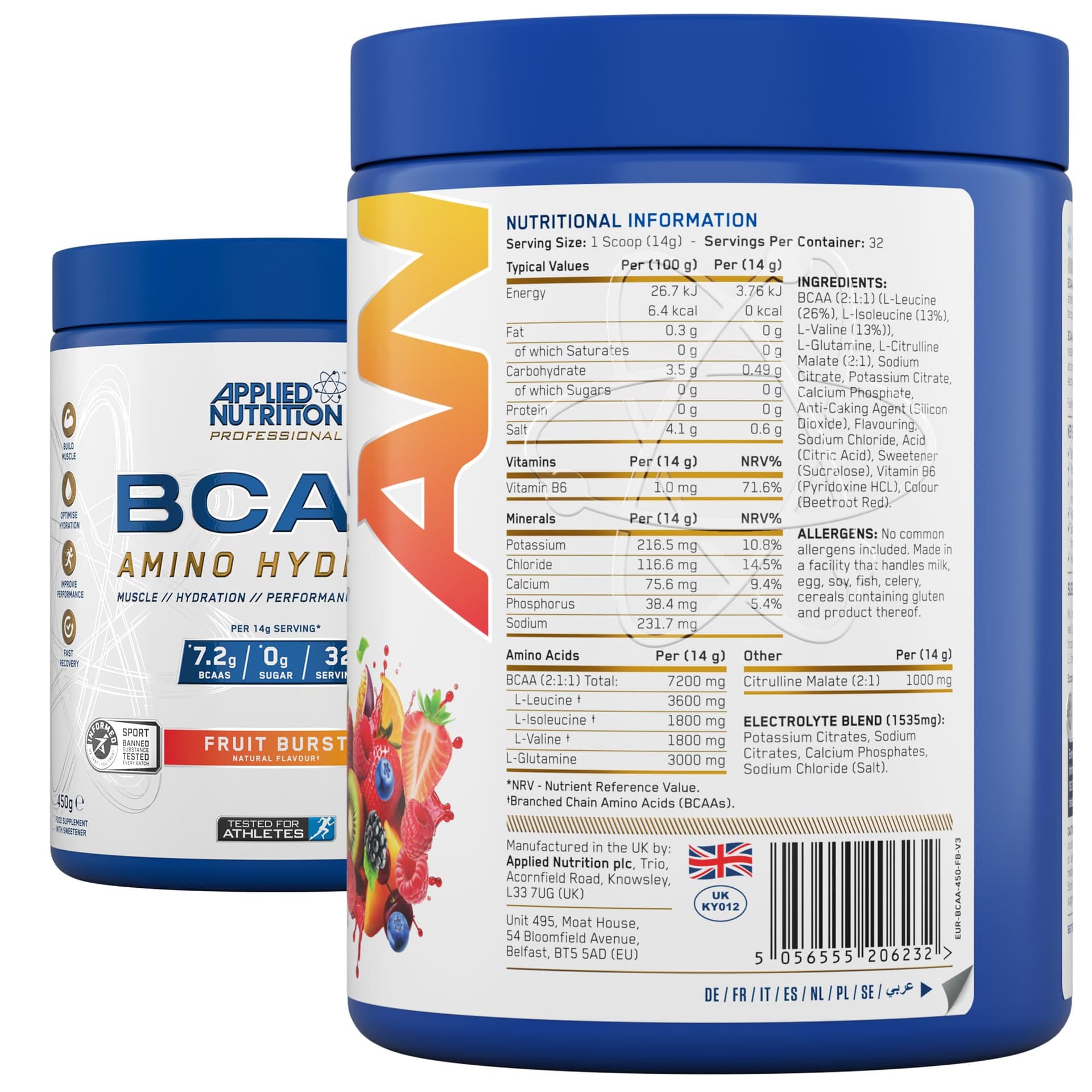 Applied Nutrition BCAA Powder – Bild 7