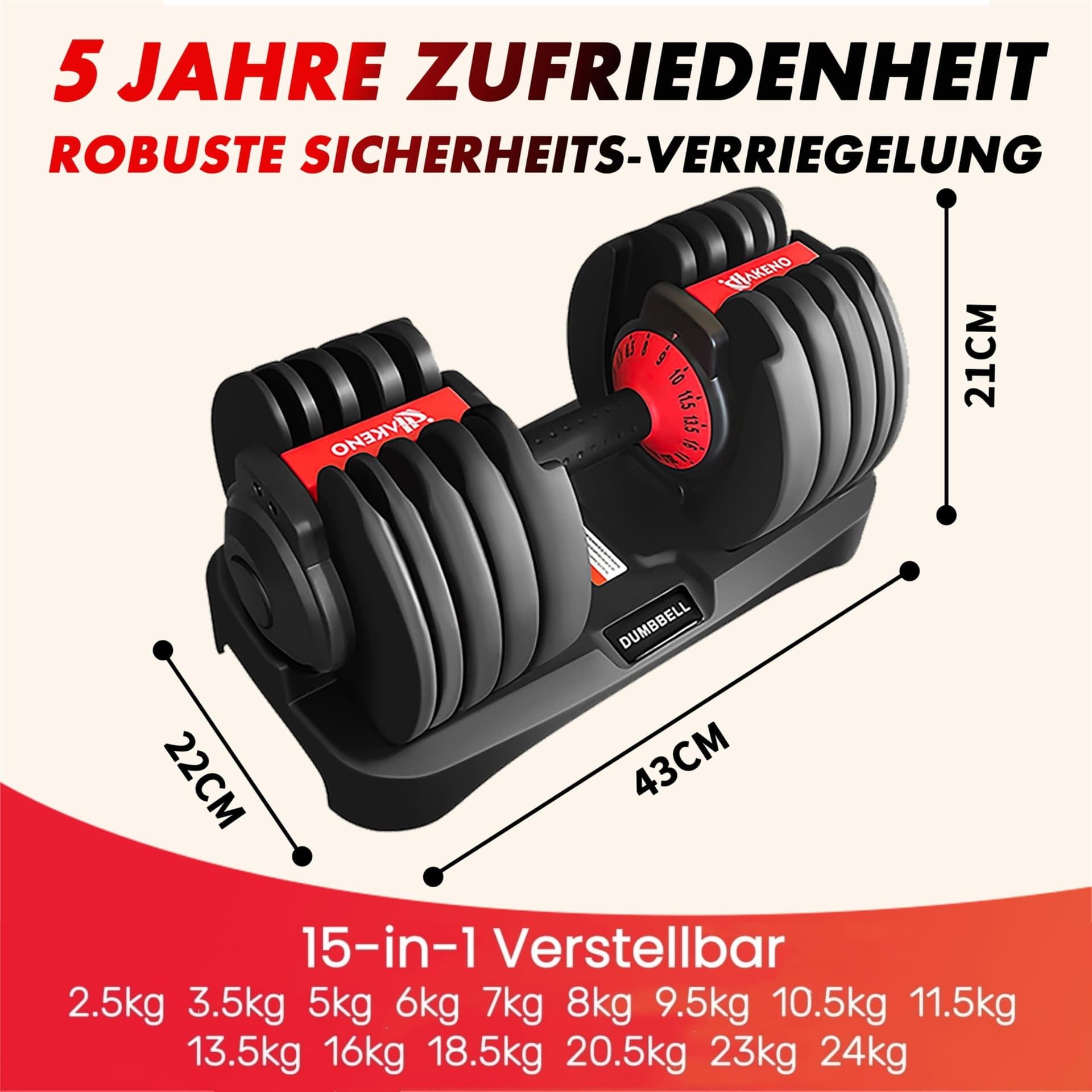 HAKENO 2x24kg – Bild 6