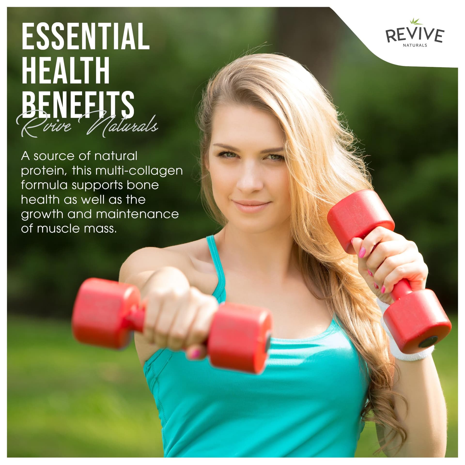 Revive Naturals Multi Collagen Protein Powder 400g – Bild 7