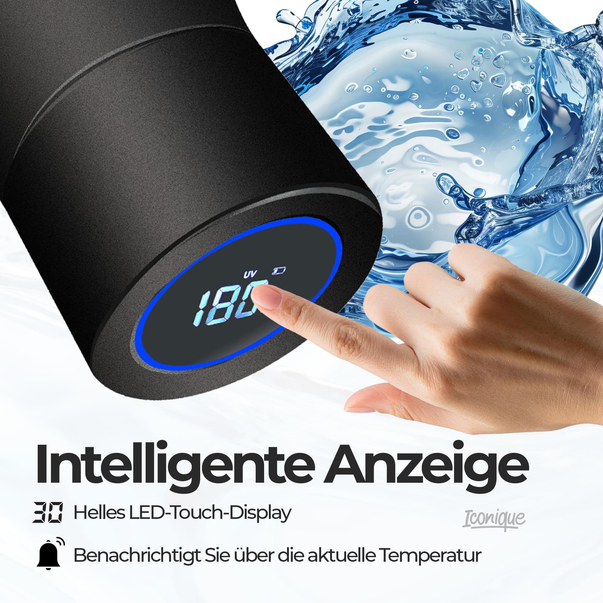 Iconique UV-Gefilterte Wasserflasche – Bild 3