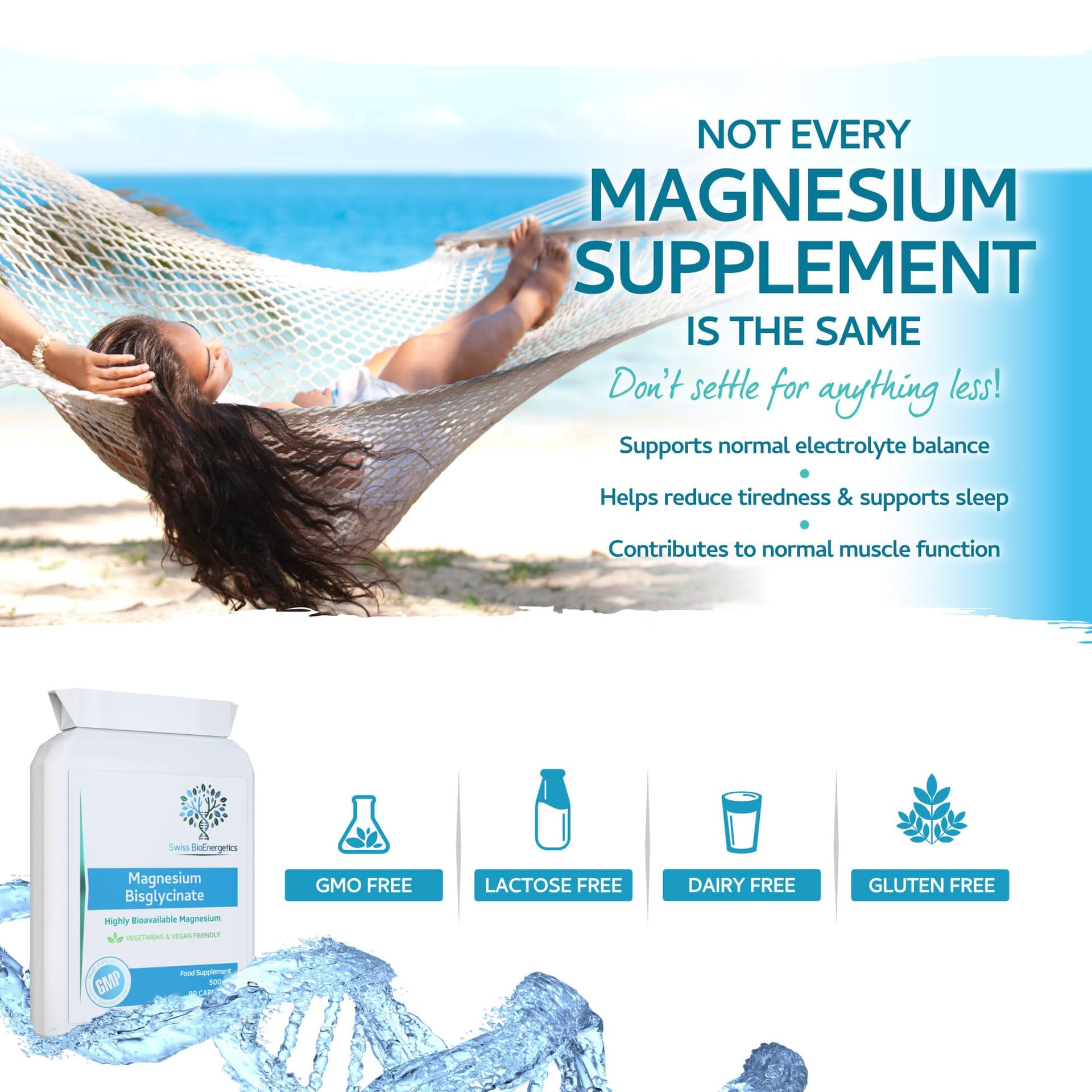 swiss bioenergetics Magnesium Bisglycinate (Glycinate) 500mg – Bild 4