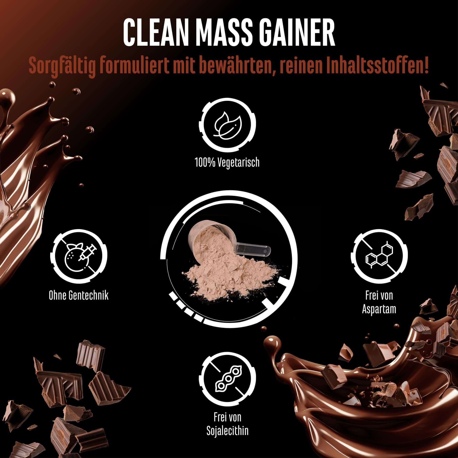 Clean Weight Gainer - 3 kg – Bild 5