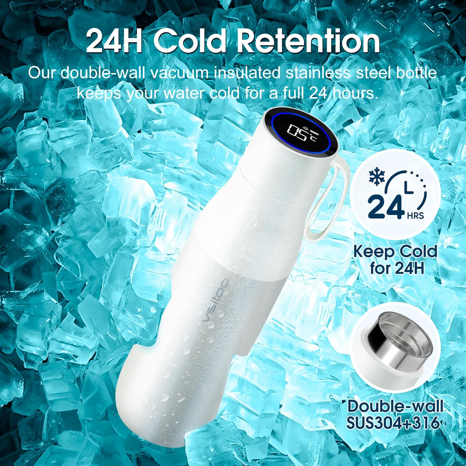 VSITOO Mini-Smart-Wasserflasche – Bild 6