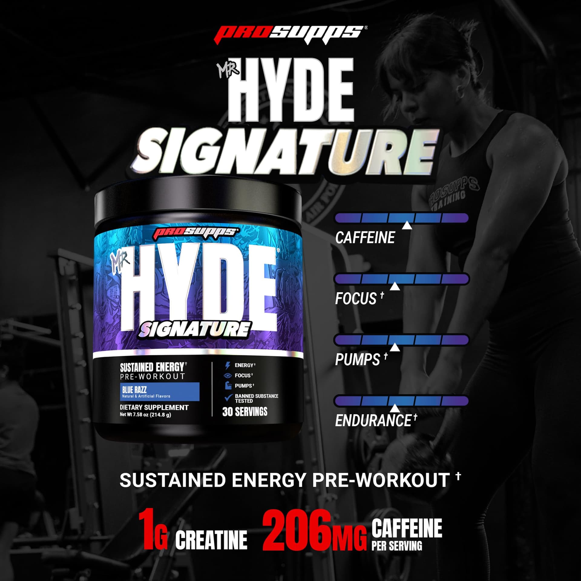 ProSupps Mr. Hyde Signature Pre Workout Powder with Creatine – Bild 2