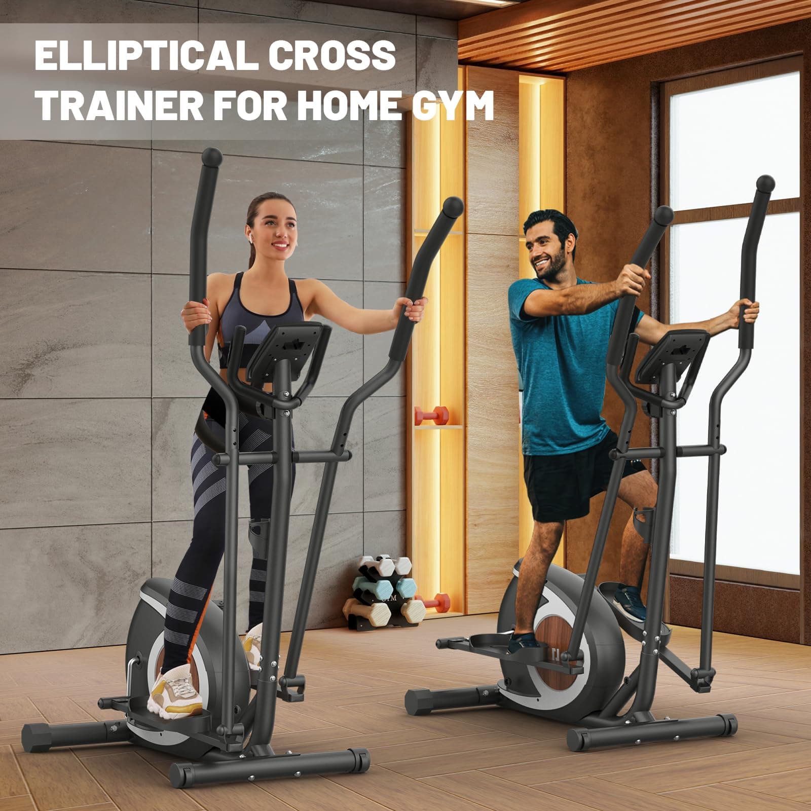 Cowmew Crosstrainer, Crosstrainer für Zuhause mit 16 Widerstandsstufen, 6KG – Bild 7