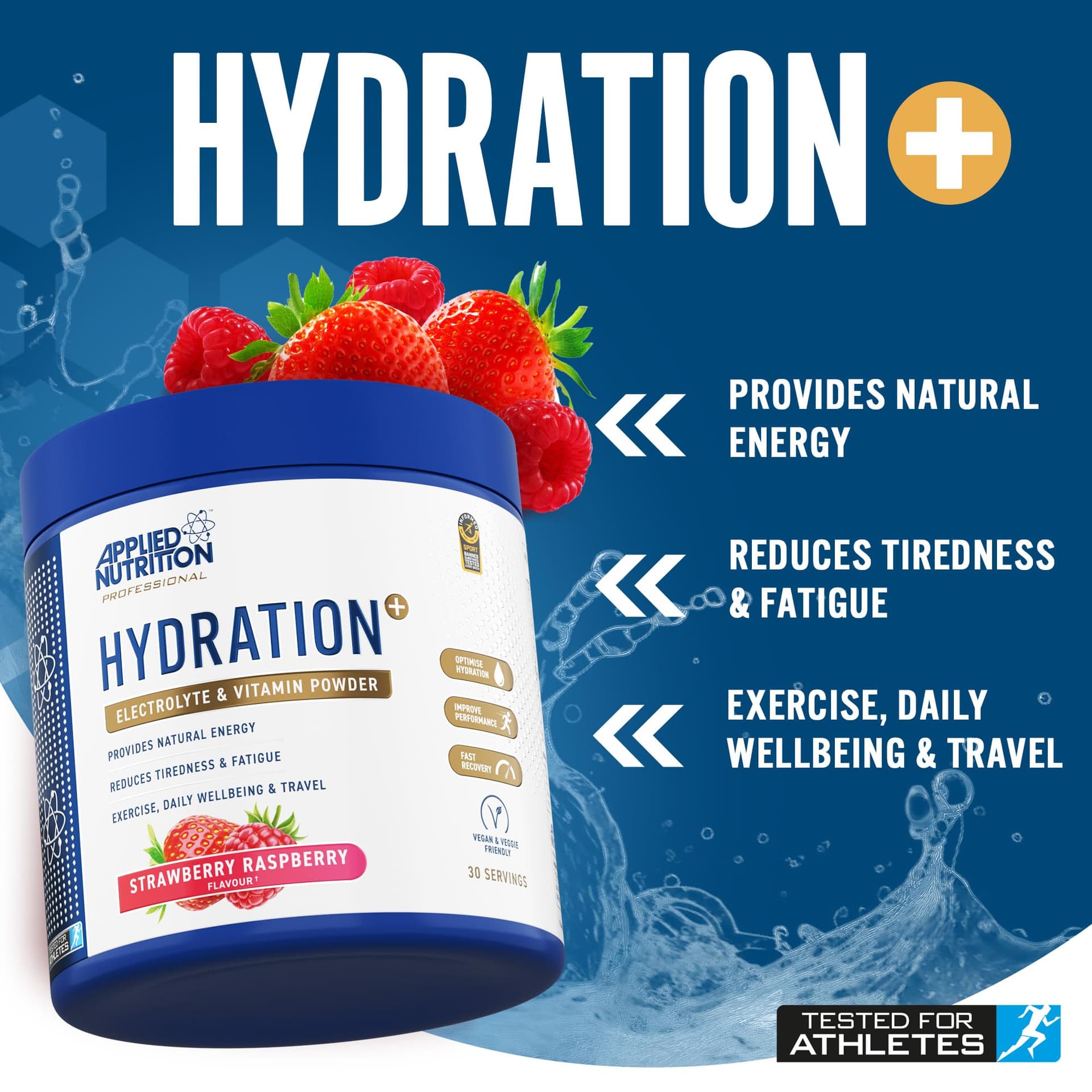 Applied Nutrition Hydration+ Electrolytes and Vitamin – Bild 2