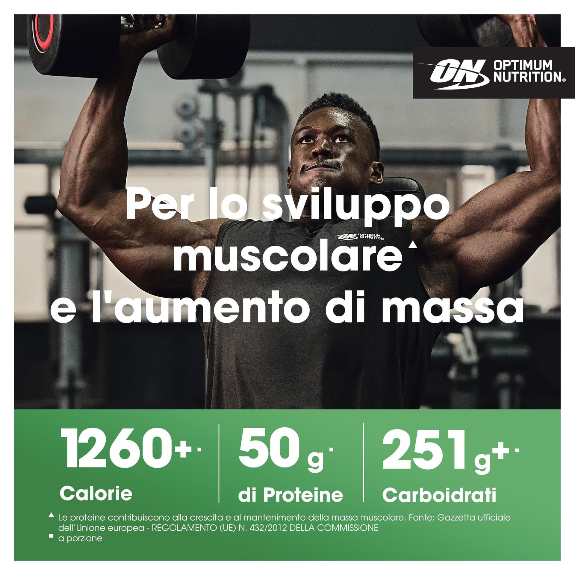 Optimum Nutrition Serious Mass Gainer Proteico – Bild 3