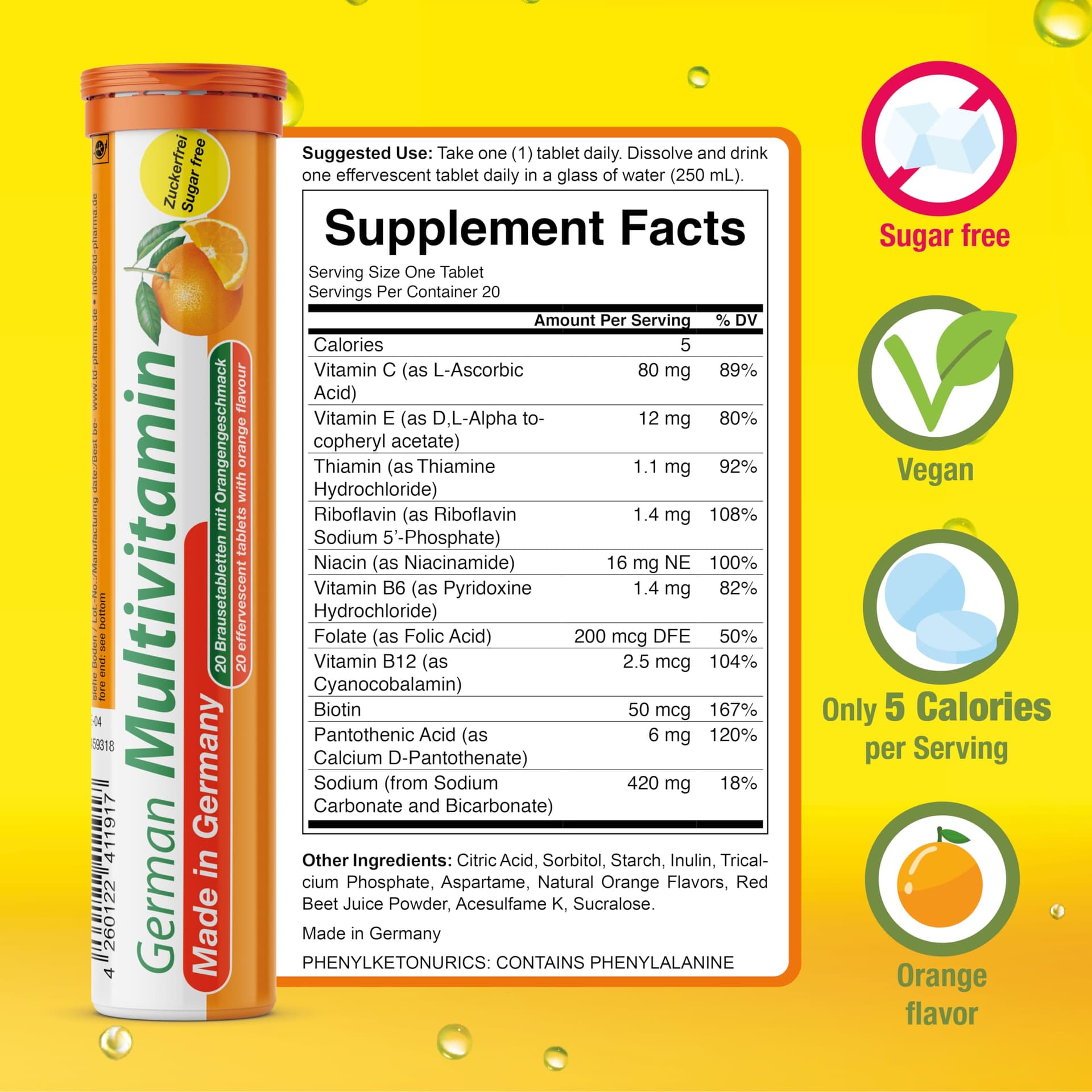 T&D German Multvitamin 10 Vitamins – Bild 3