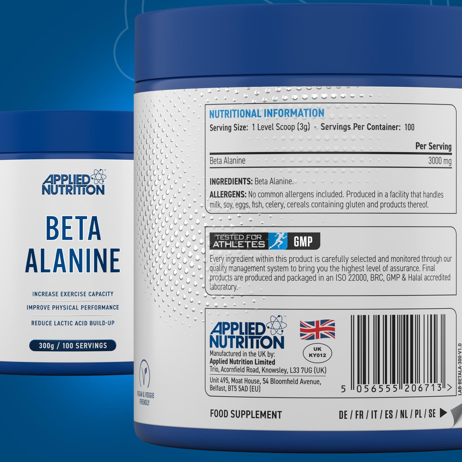 Applied Nutrition Beta-Alanine Amino Acid Pre Workout – Bild 7