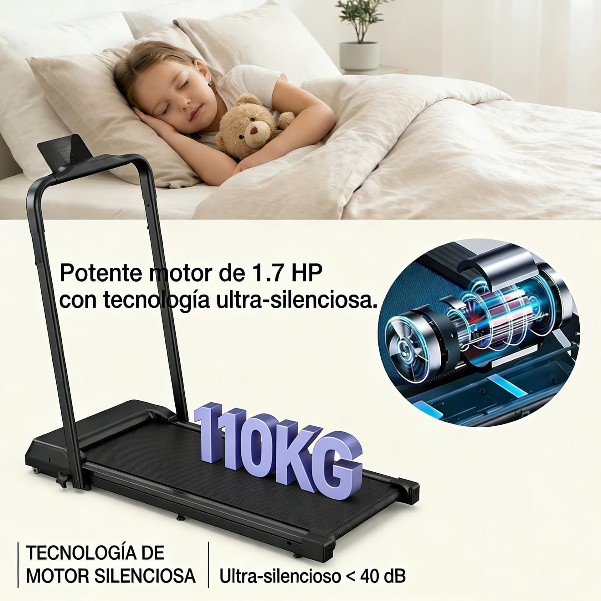 VitaForge Cinta de Correr Eléctrica Plegable para – Bild 4