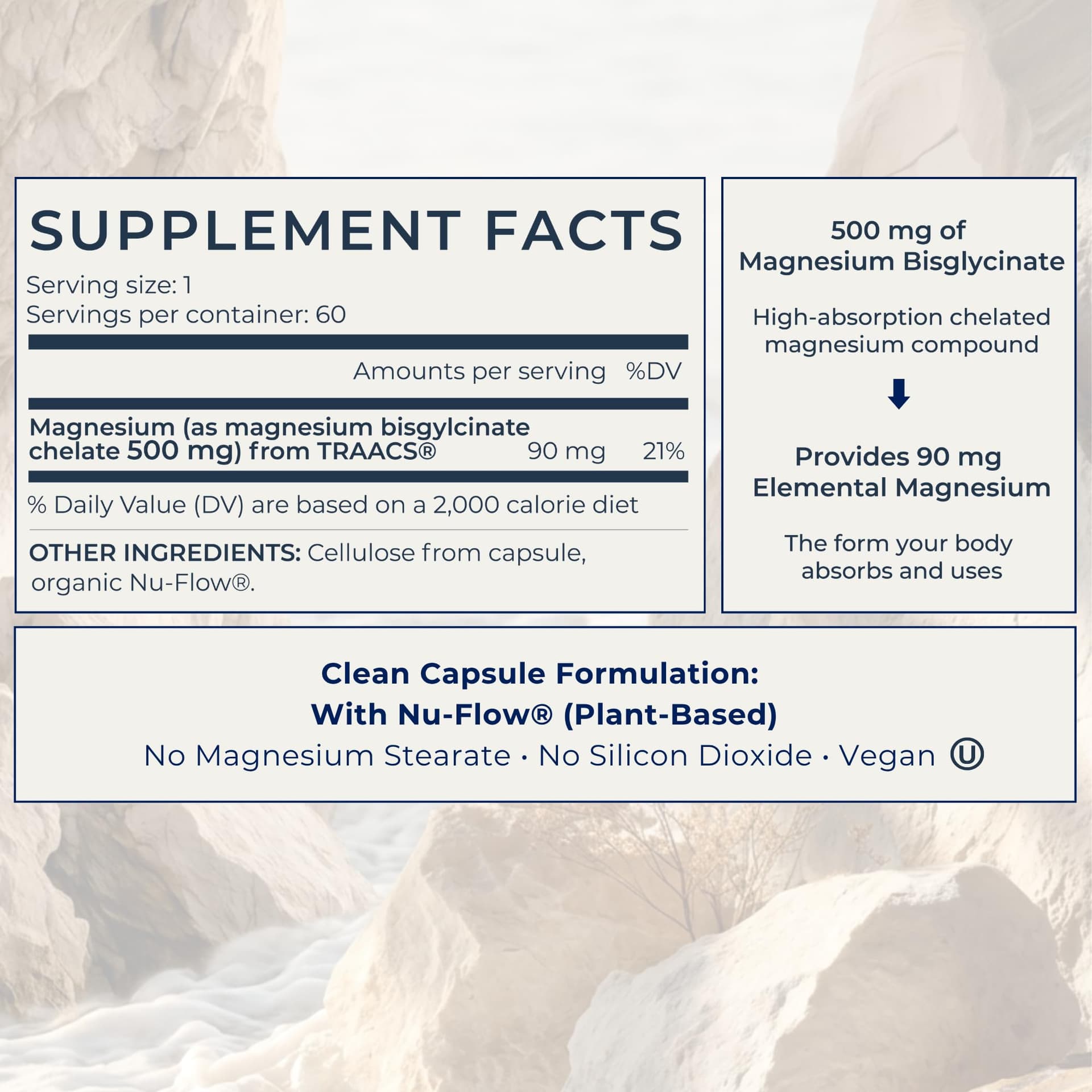 inwardly Magnesium Glycinate 500mg (as TRAACS Bisglycinate) – Bild 4