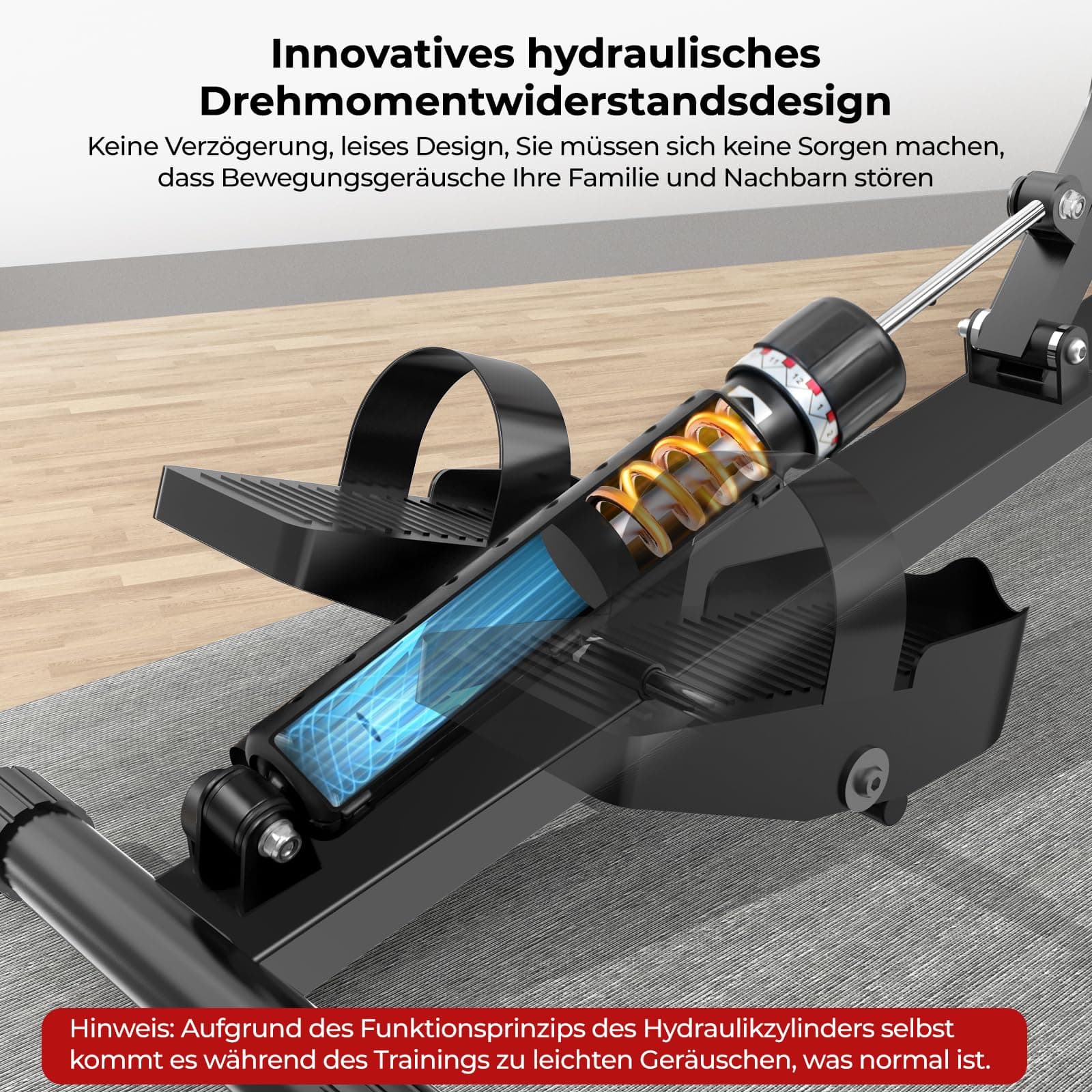 Micyox Rudergerät für Zuhause – Bild 2
