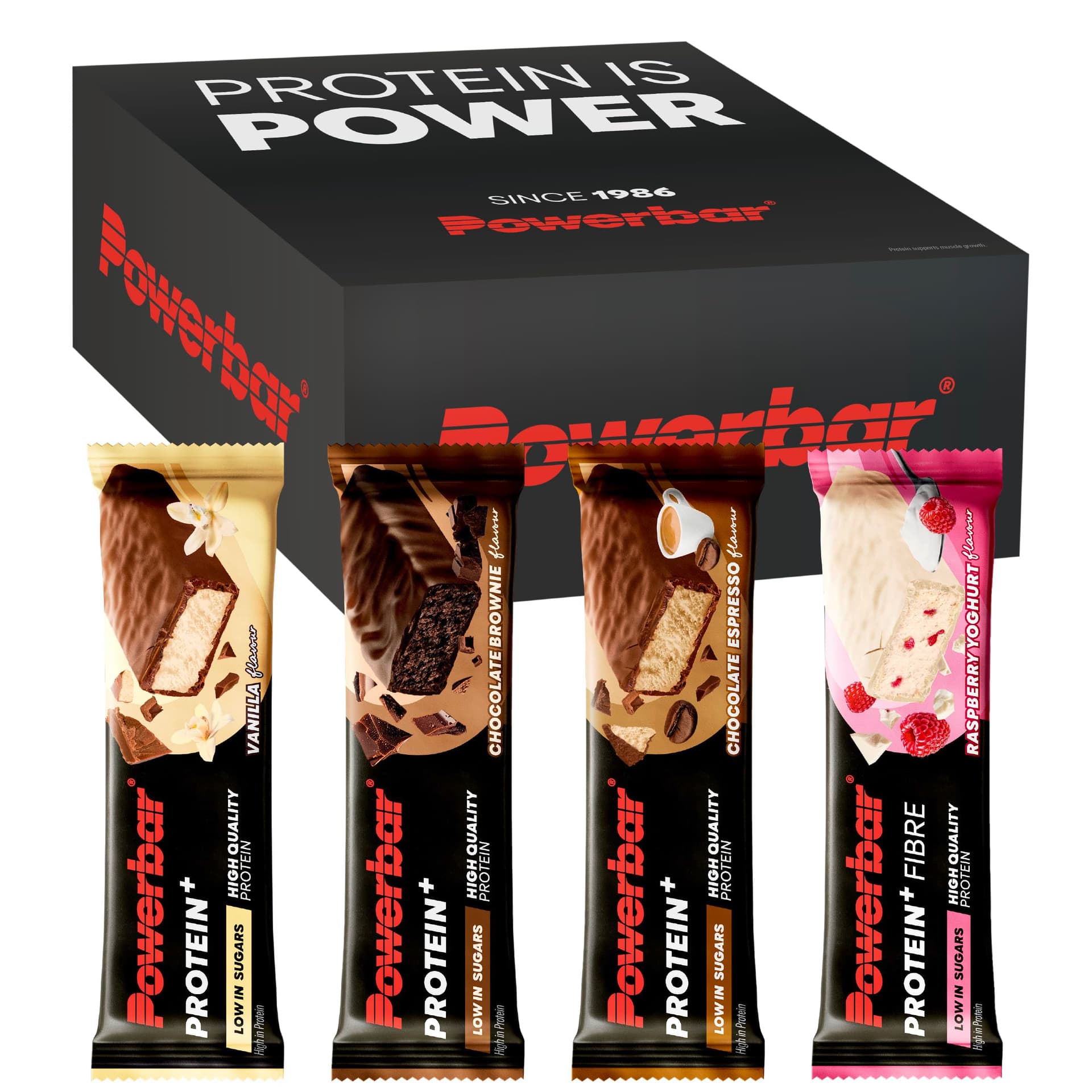 Powerbar Protein Plus - Low Sugar Multiflavour Box - 16x35g