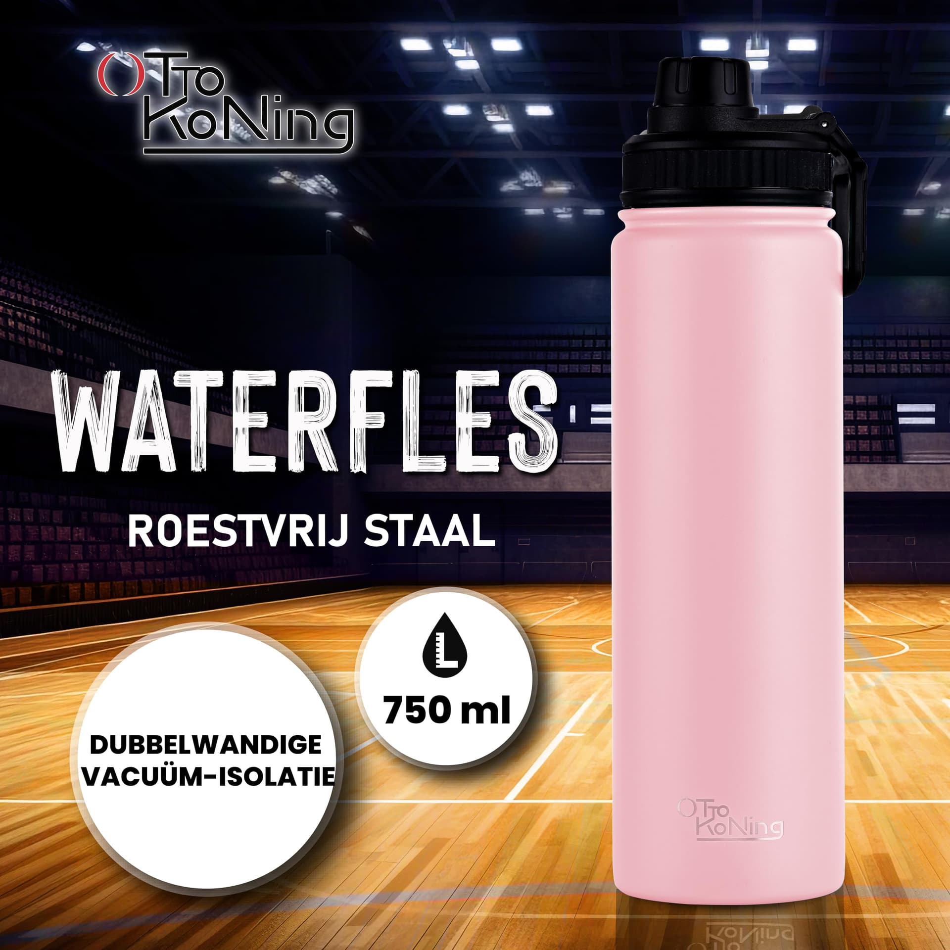 Otto Koning Thermosfles RVS 750ml – Bild 2