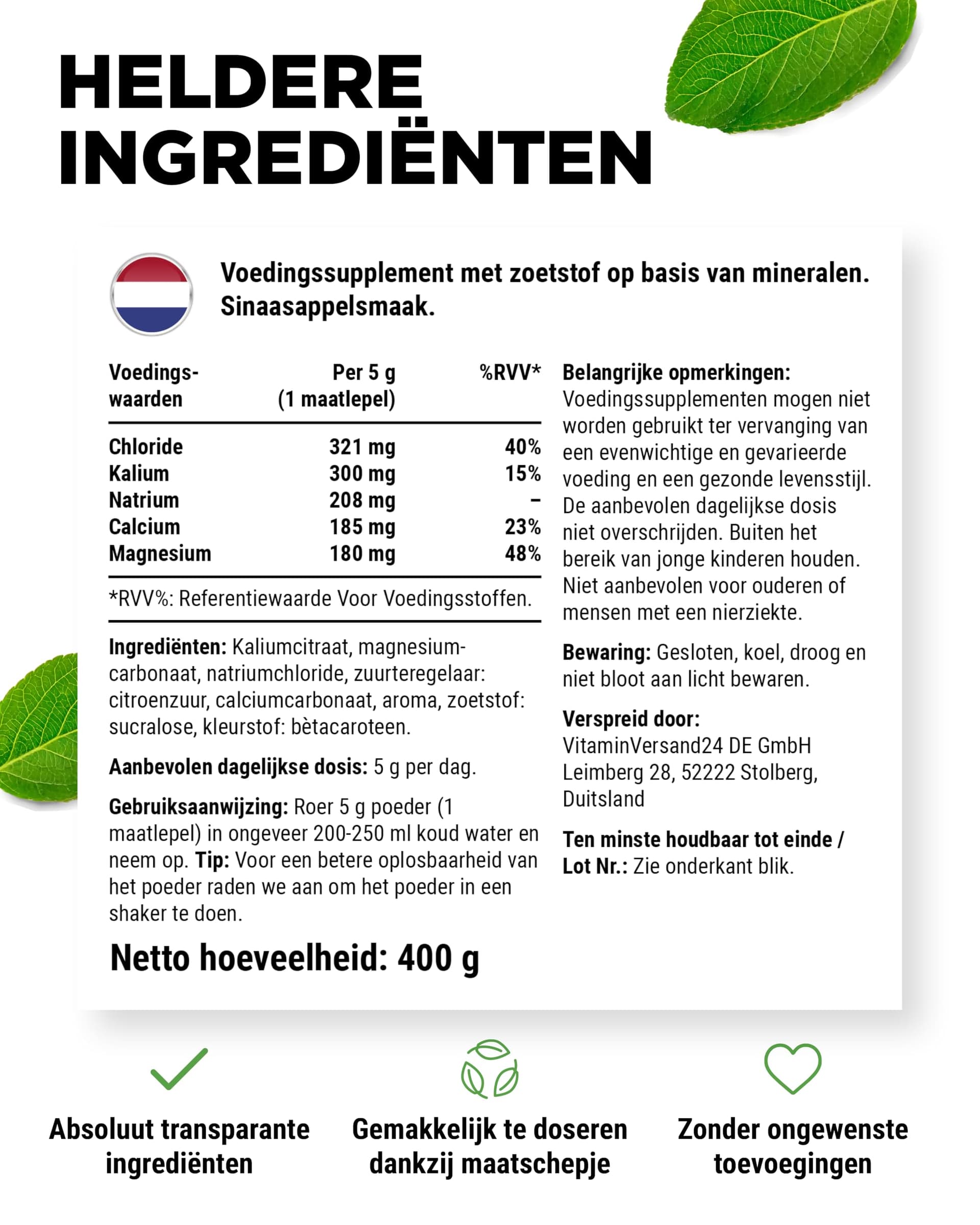 Vit4ever Electrolytes - 400 g – Bild 6