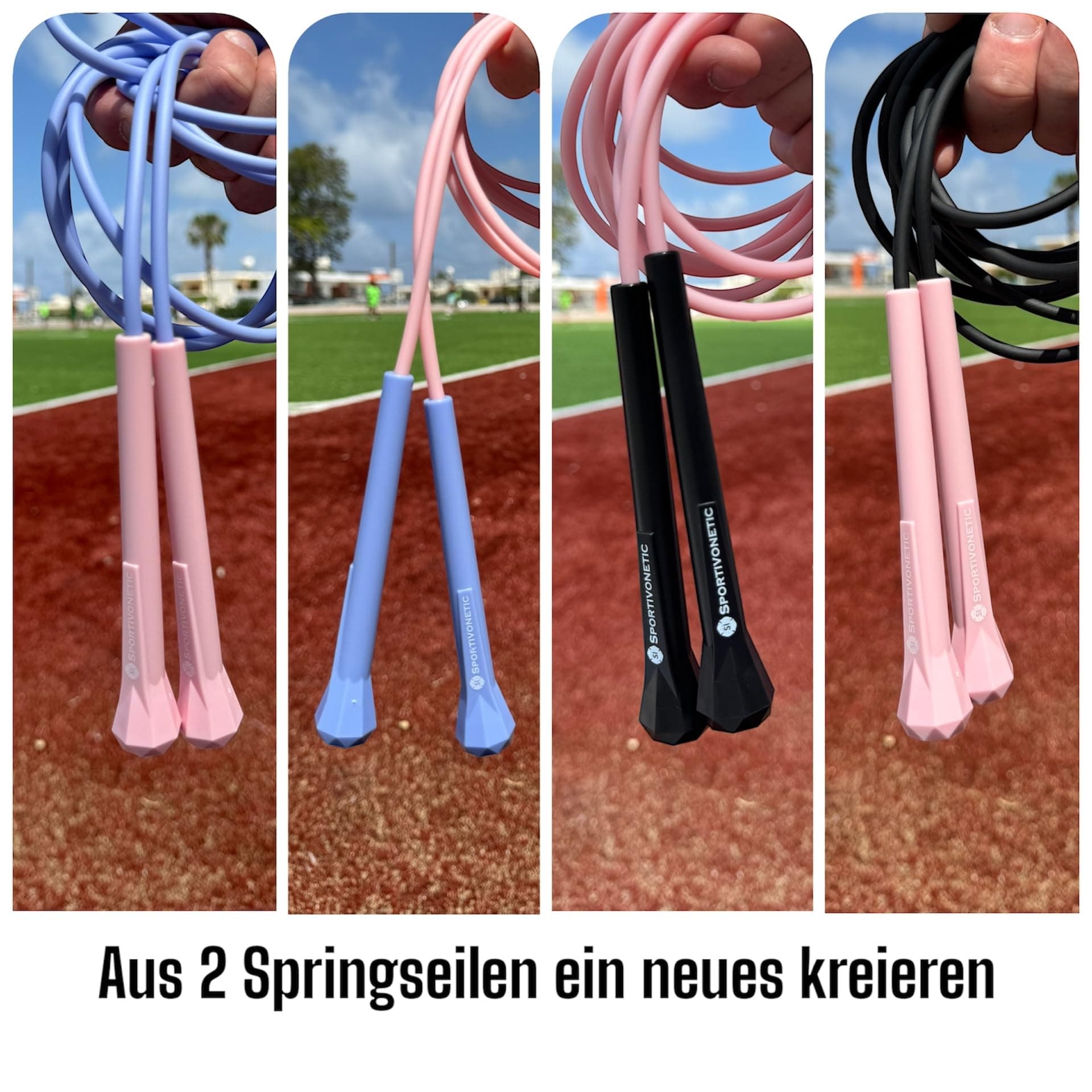 SPORTIVONETIC® Springseil für Erwachsene & Kinder – Bild 7