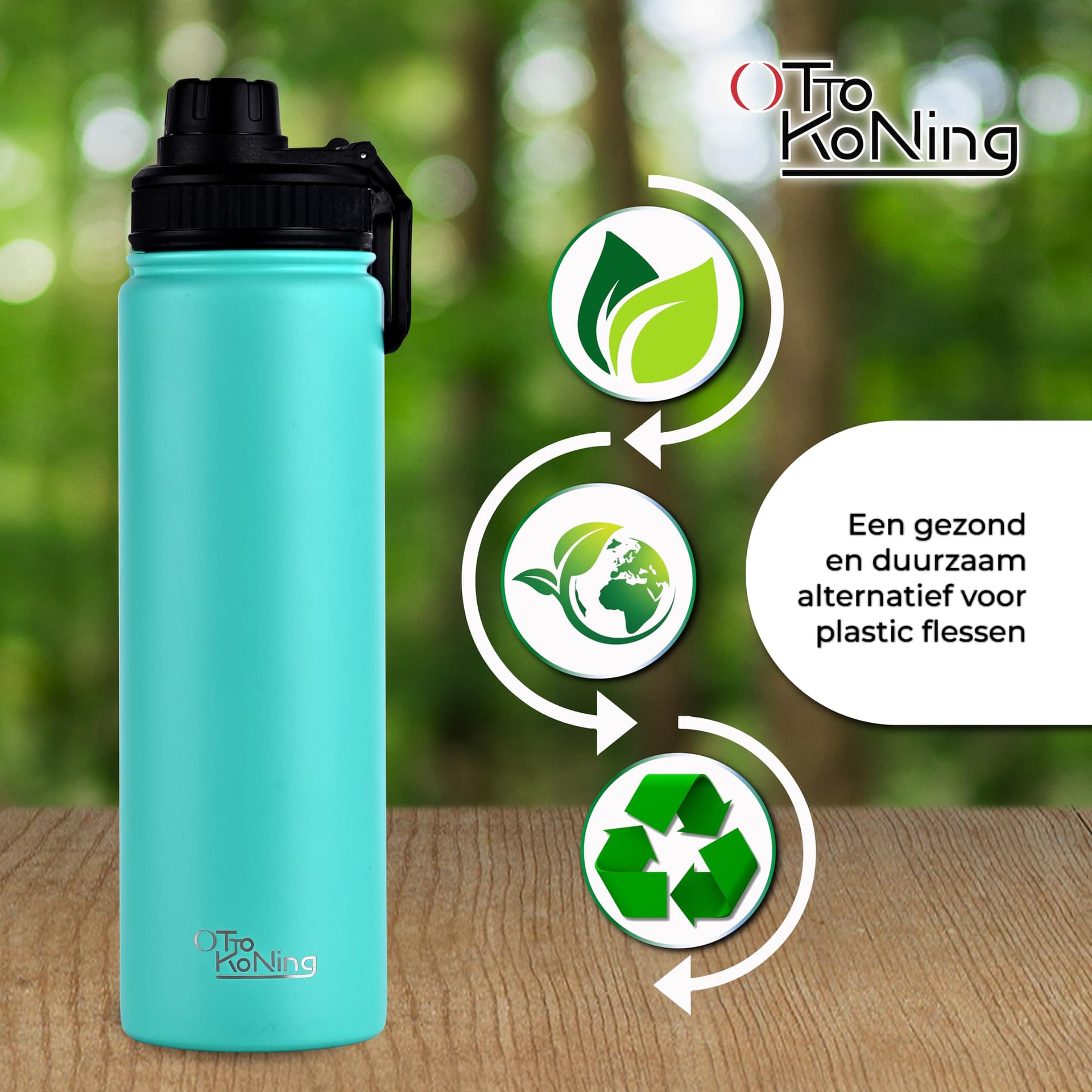 Otto Koning Thermosfles RVS 750ml – Bild 4