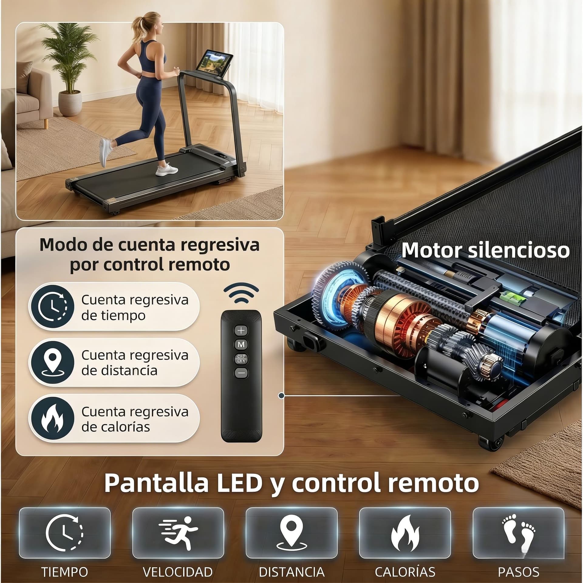 VitaForge Cinta de Correr Eléctrica Plegable para – Bild 5