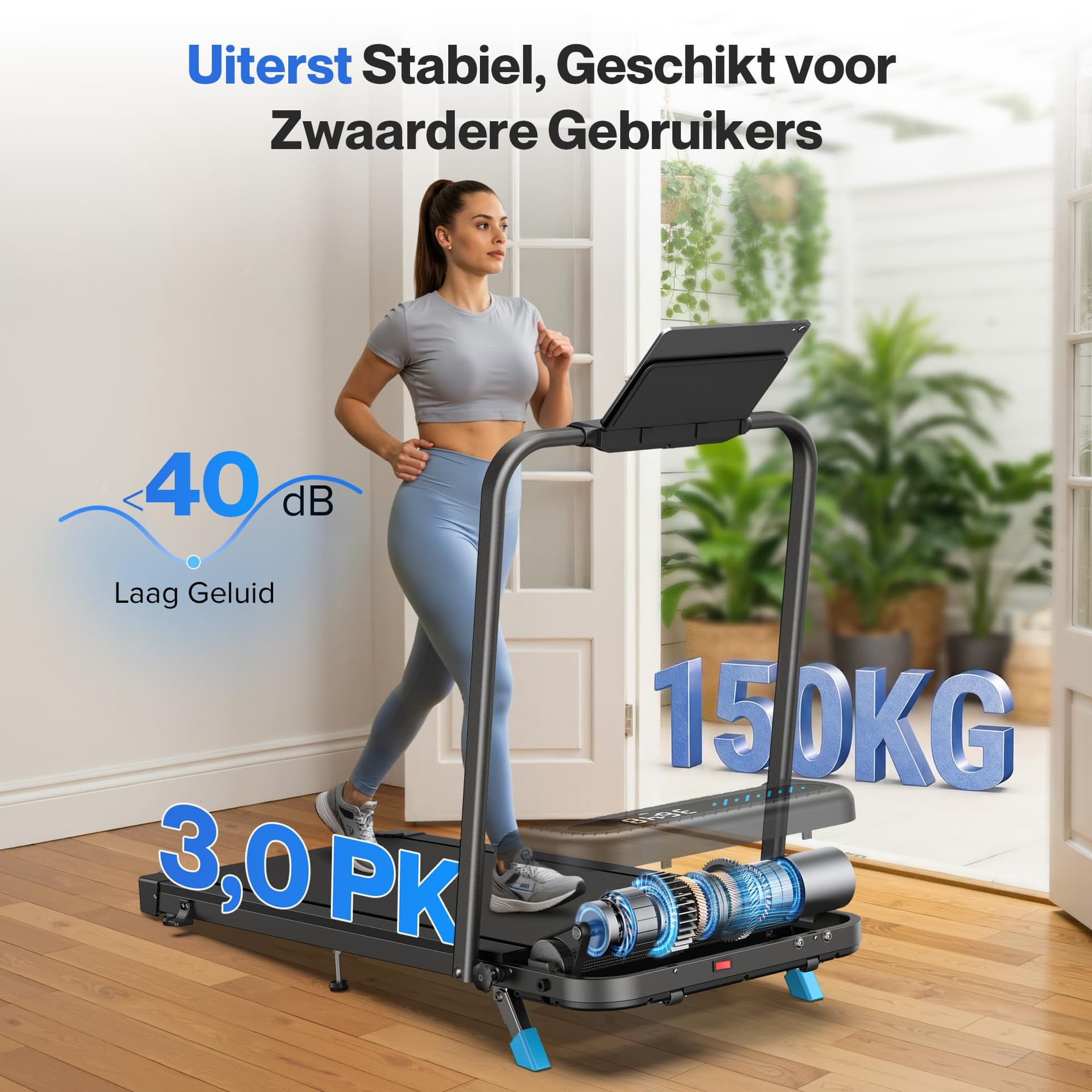 Cardirun Walking Pad with Incline – Bild 3