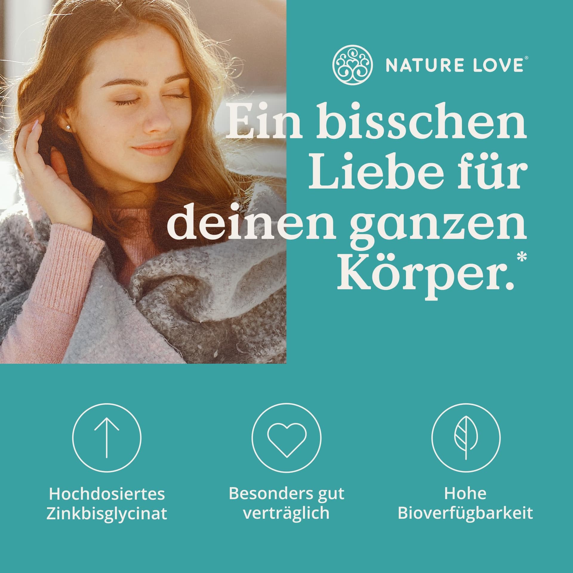 Nature Love ® Zink - 365 Tabletten – Bild 2