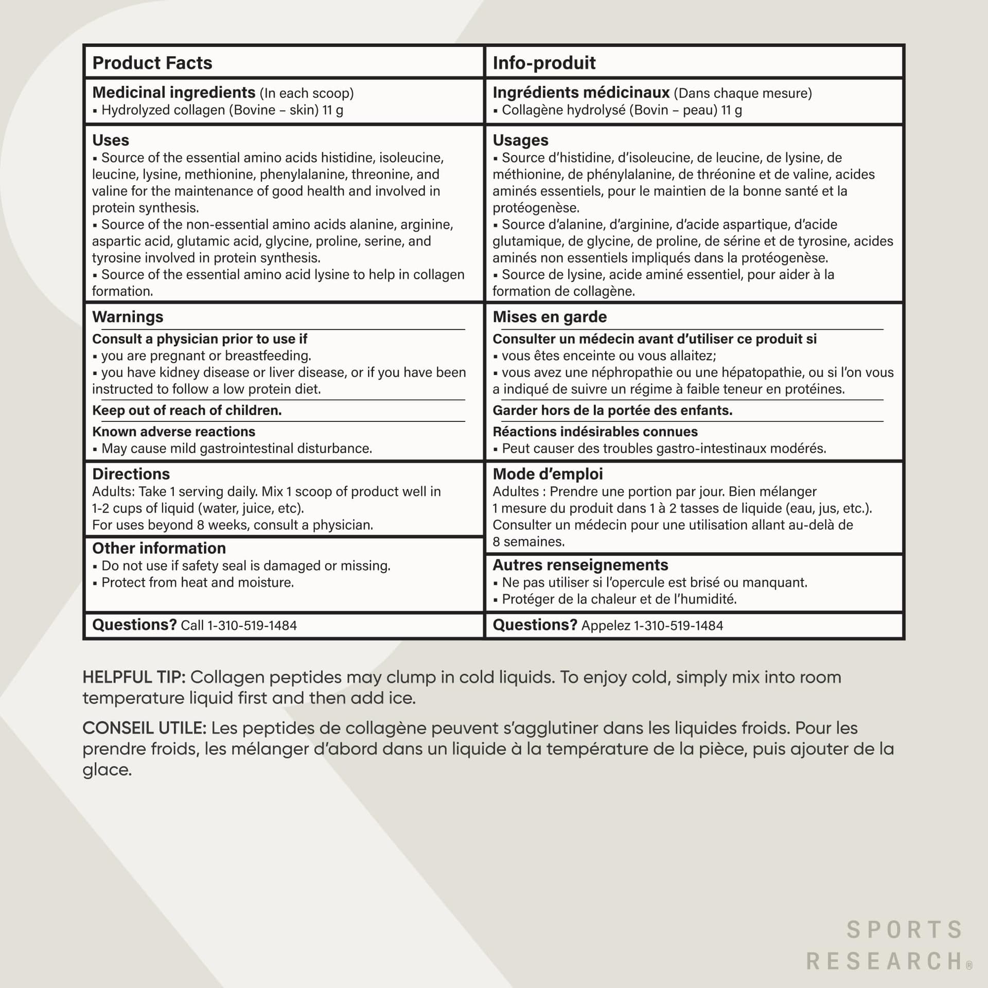 Sports Research ® Premium Collagen Peptides Powder (32oz – Bild 7
