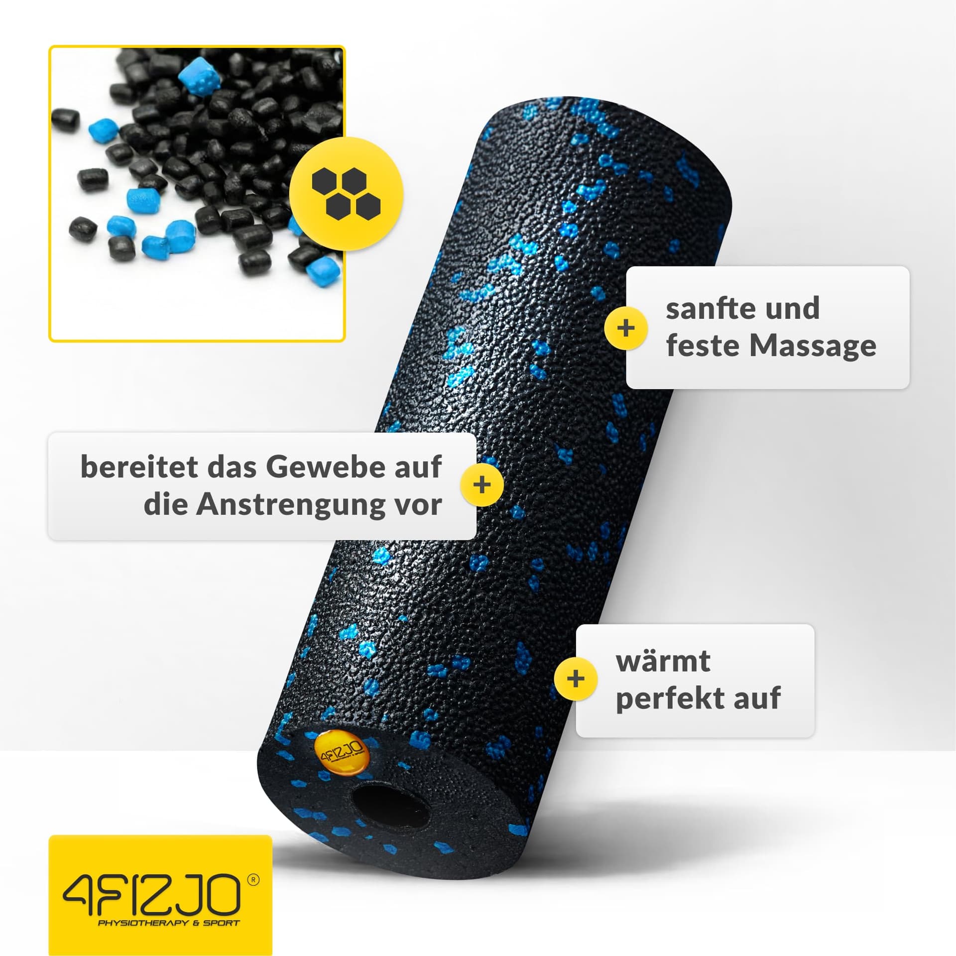 4FIZJO Faszienrolle Schaumstoff – Bild 6