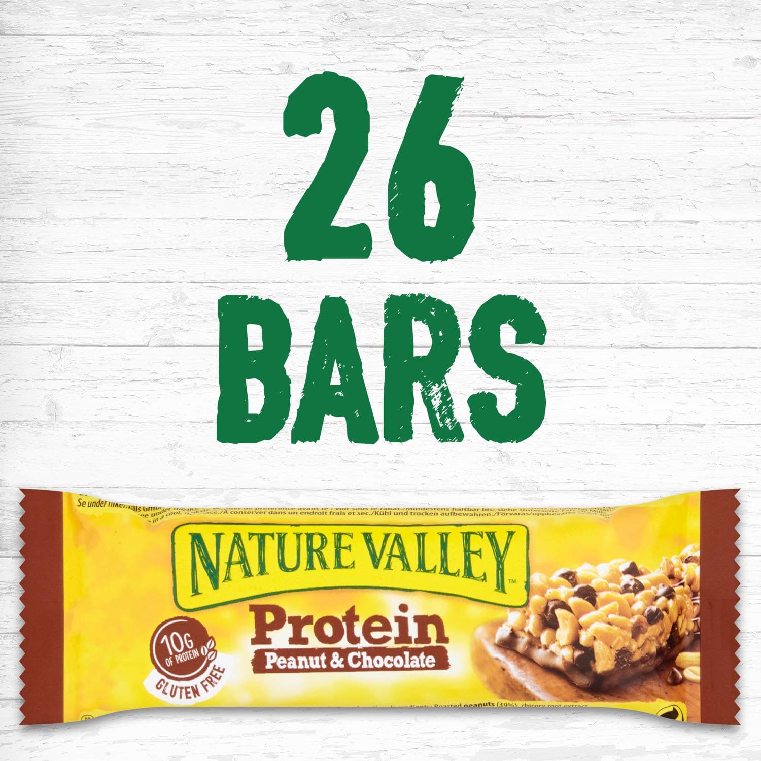 Nature Valley Protein Peanut & Chocolate Gluten Free Cereal Bars 26 x 40g – Bild 5