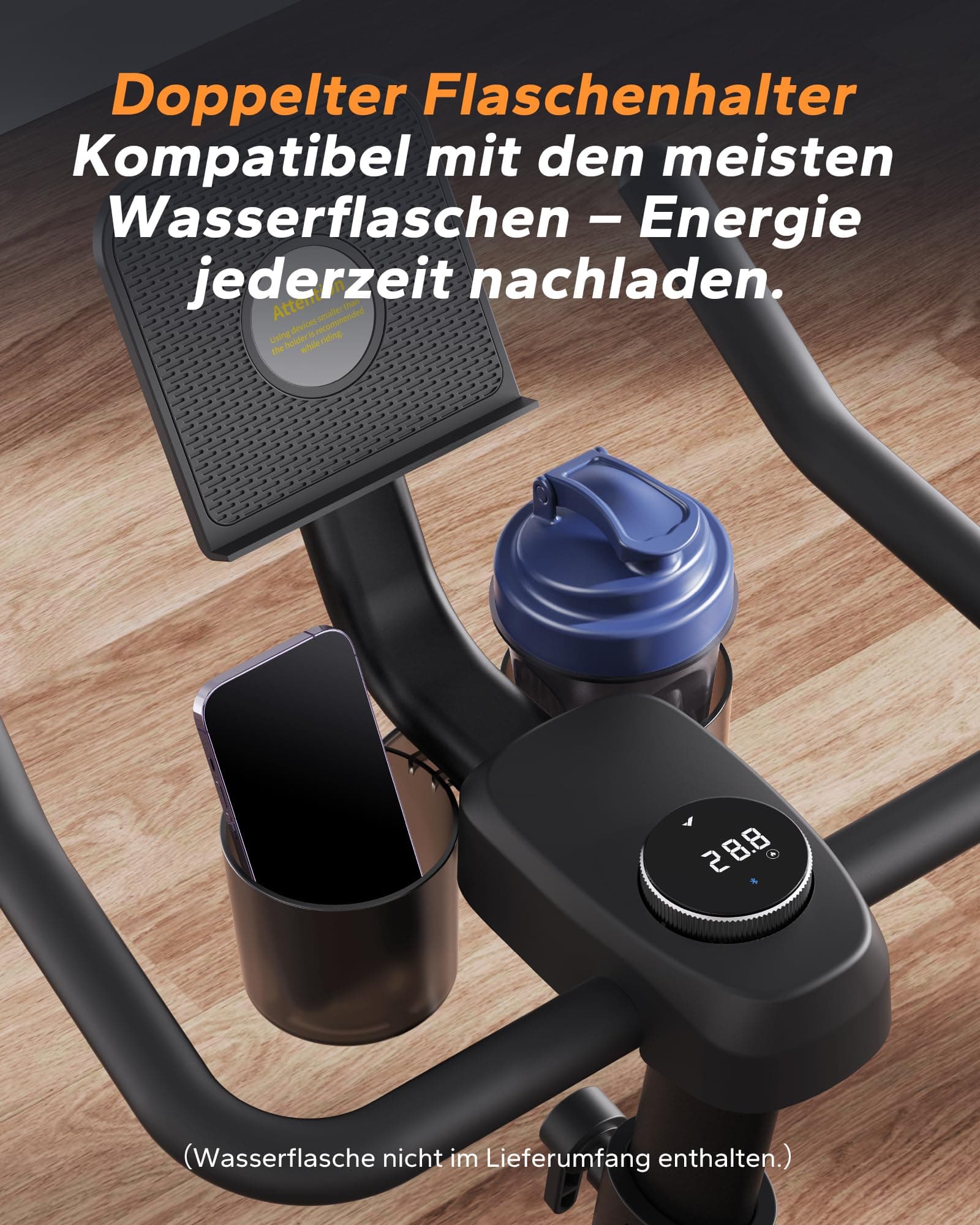 MERACH Heimtrainer Fahrrad mit Magnetischem Widerstand – Bild 6