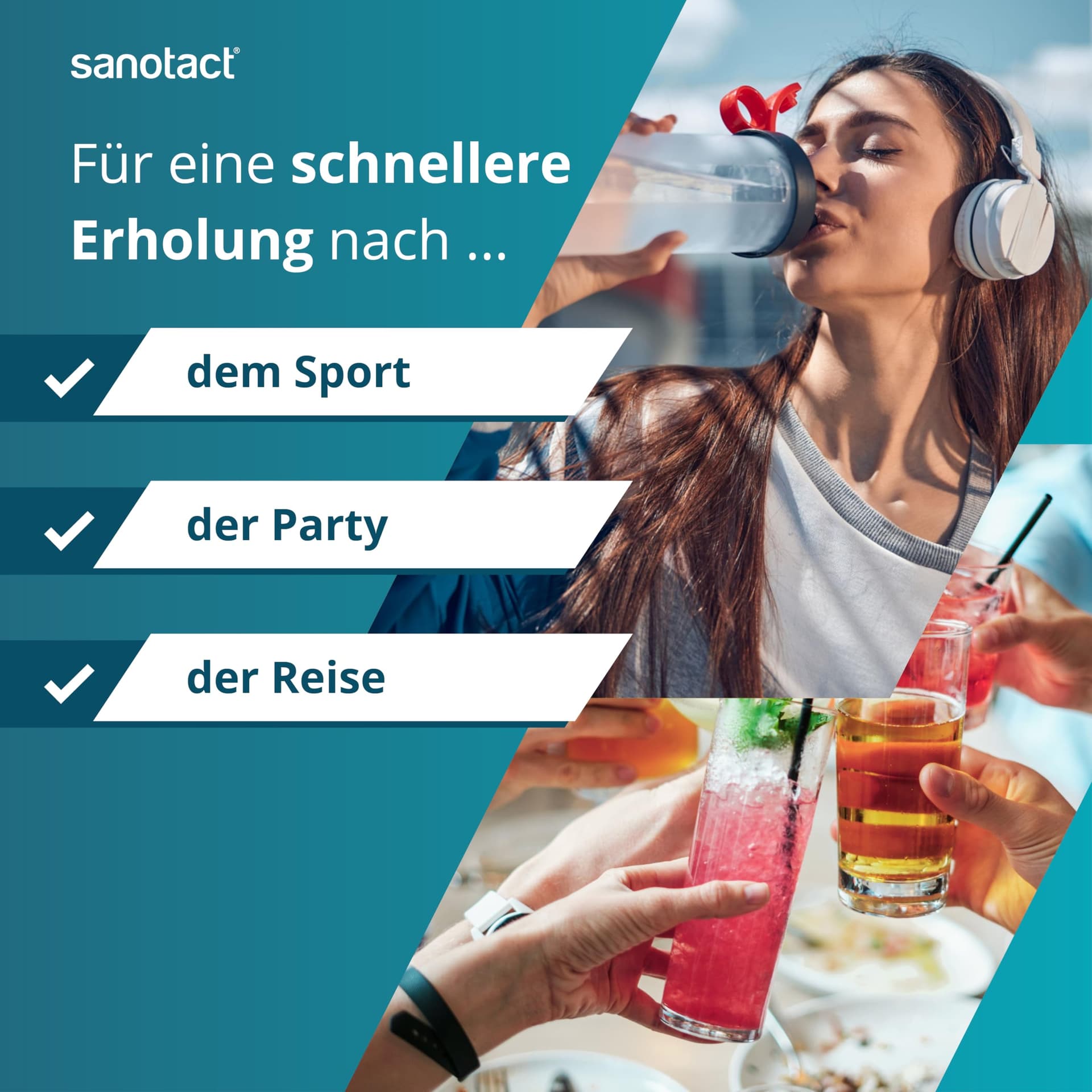 sanotact Elektrolyte Plus 50 Stück – Bild 2