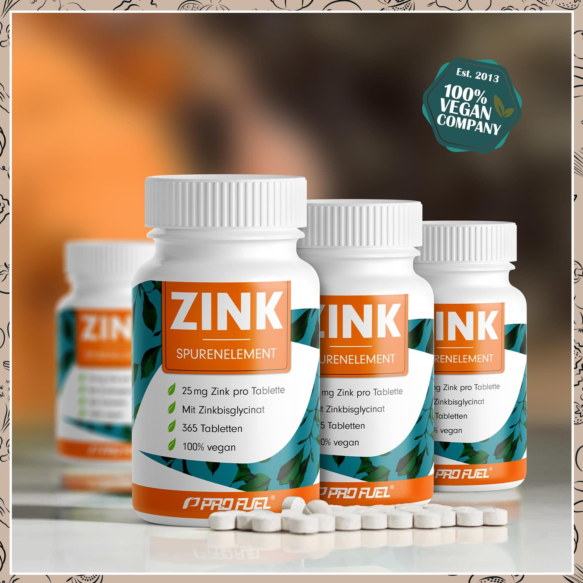 ProFuel Zink 25mg - 365 Tabletten – Bild 4
