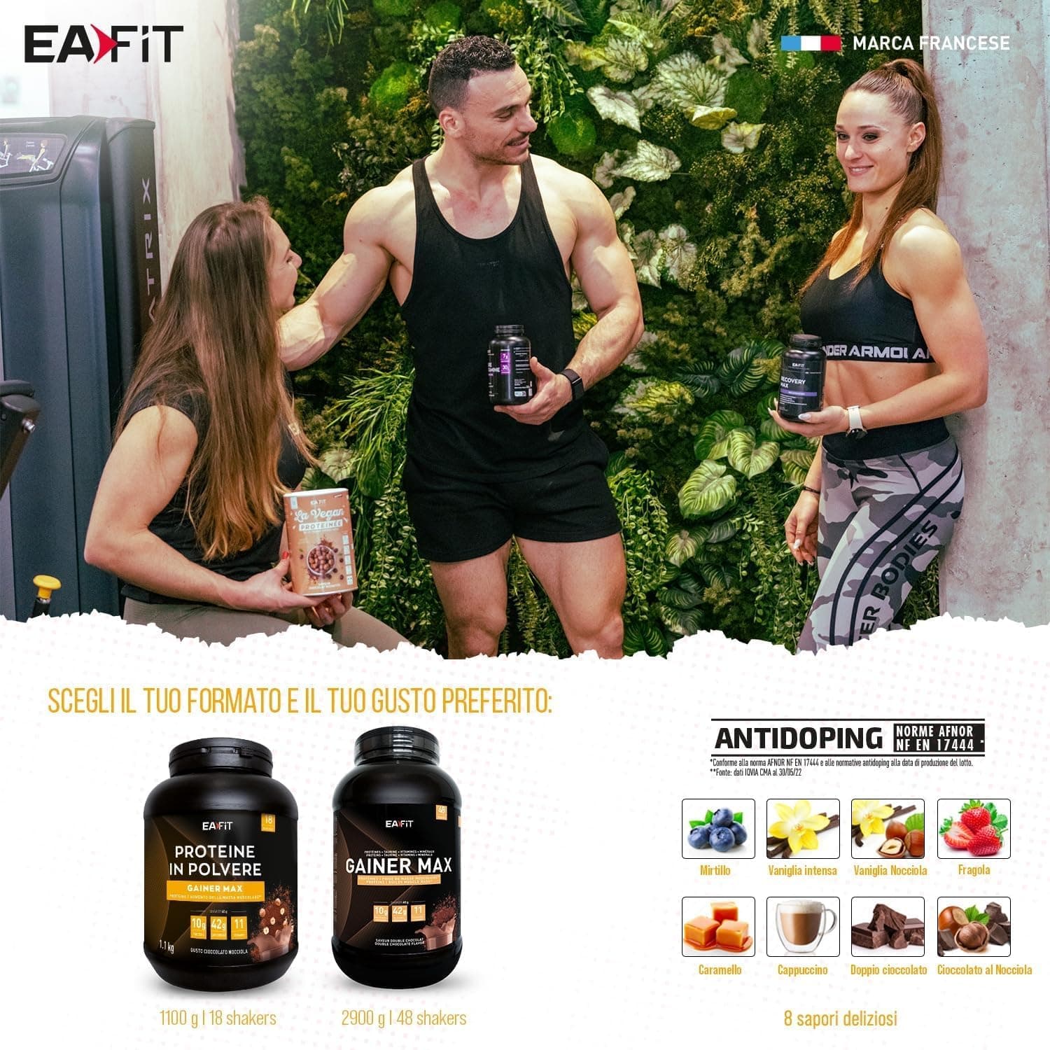 Eafit MASS GAINER EAFIT GAINER MAX 1,1 kg – Bild 5