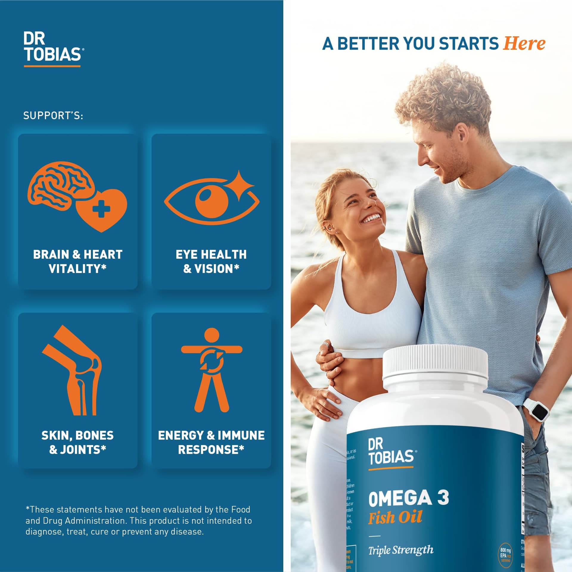 Dr. Tobias Omega 3 Fish Oil 2000mg – Bild 3