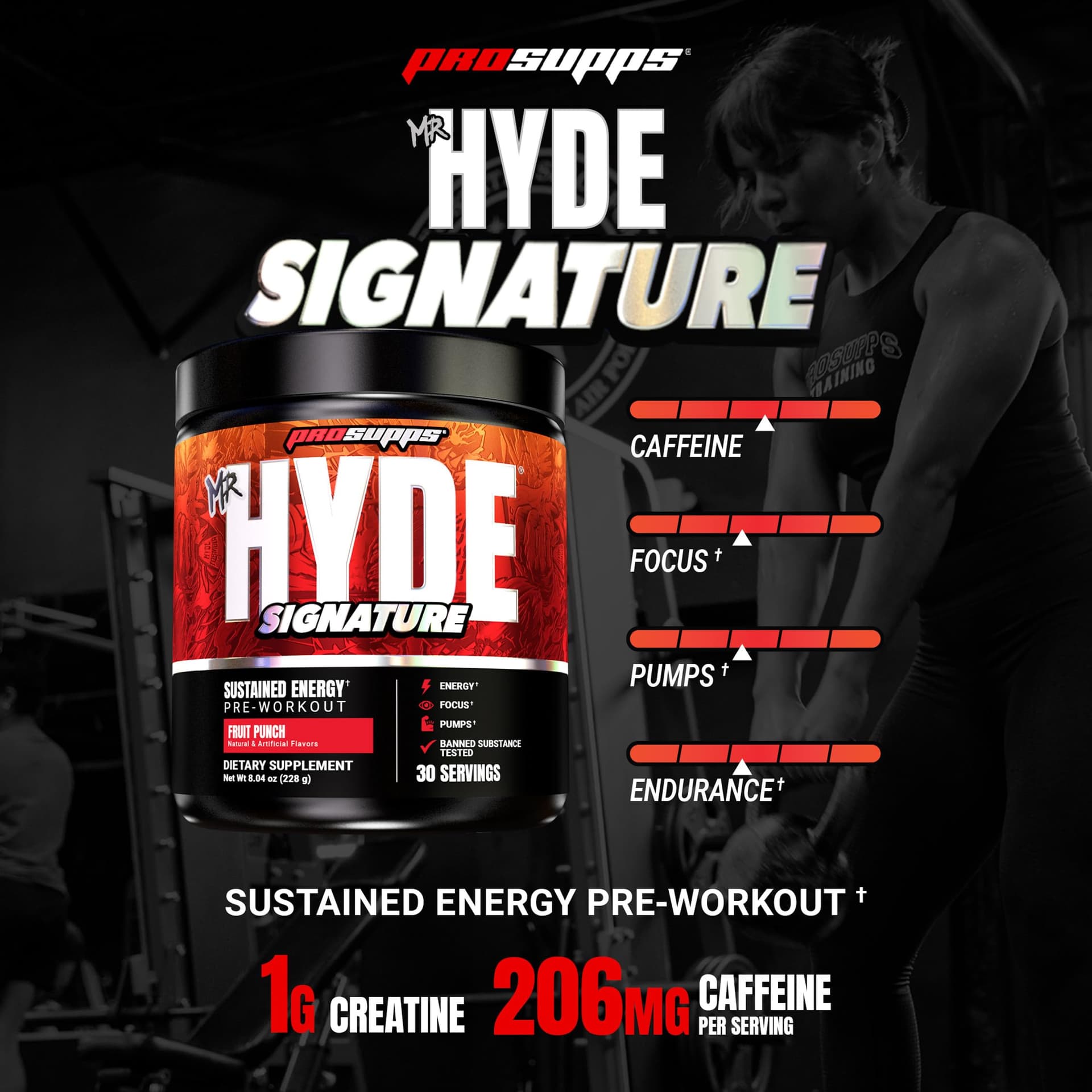 ProSupps Mr. Hyde Signature Pre Workout Powder with Creatine – Bild 2