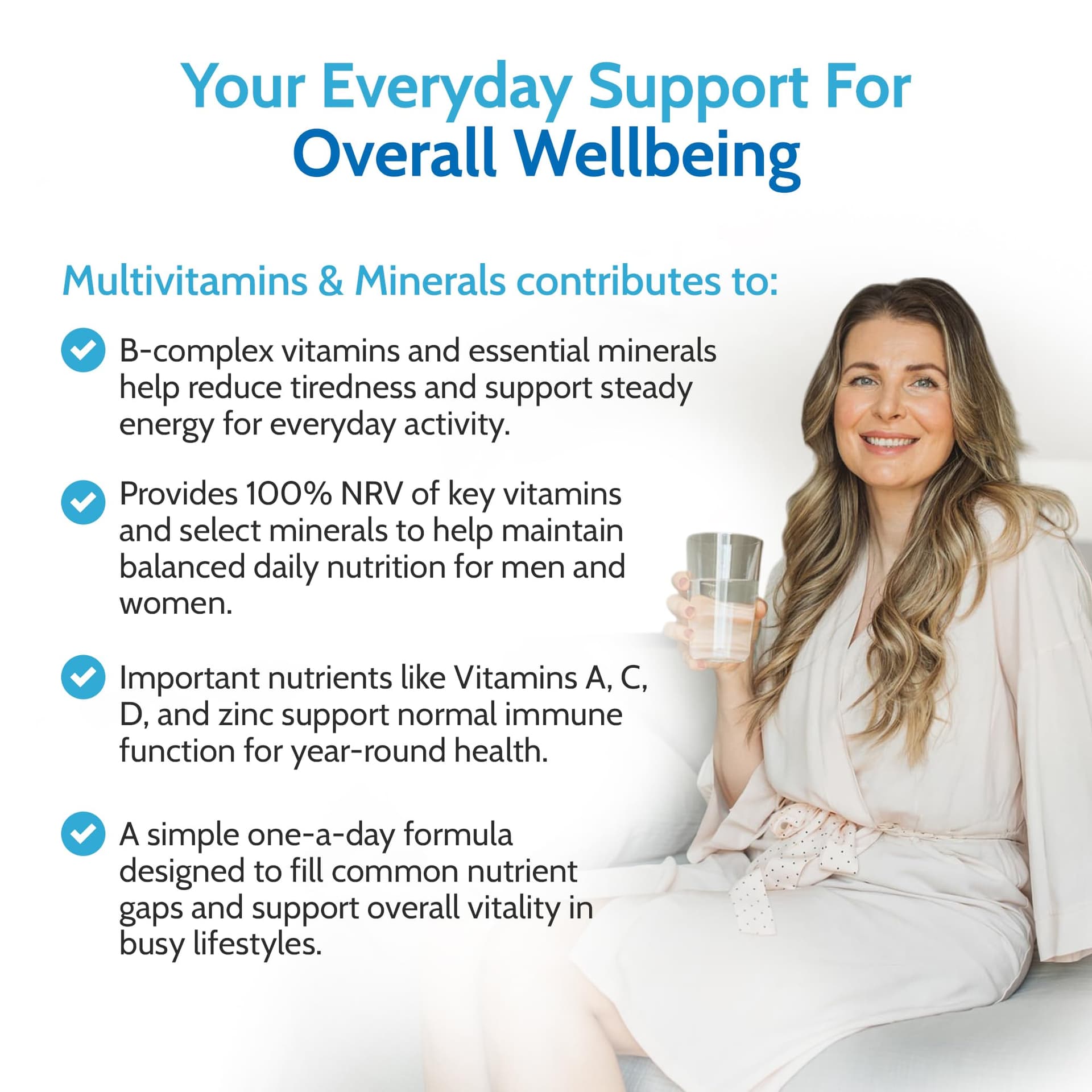Health4All Multivitamins & Minerals One a Day 360 Easy to – Bild 3