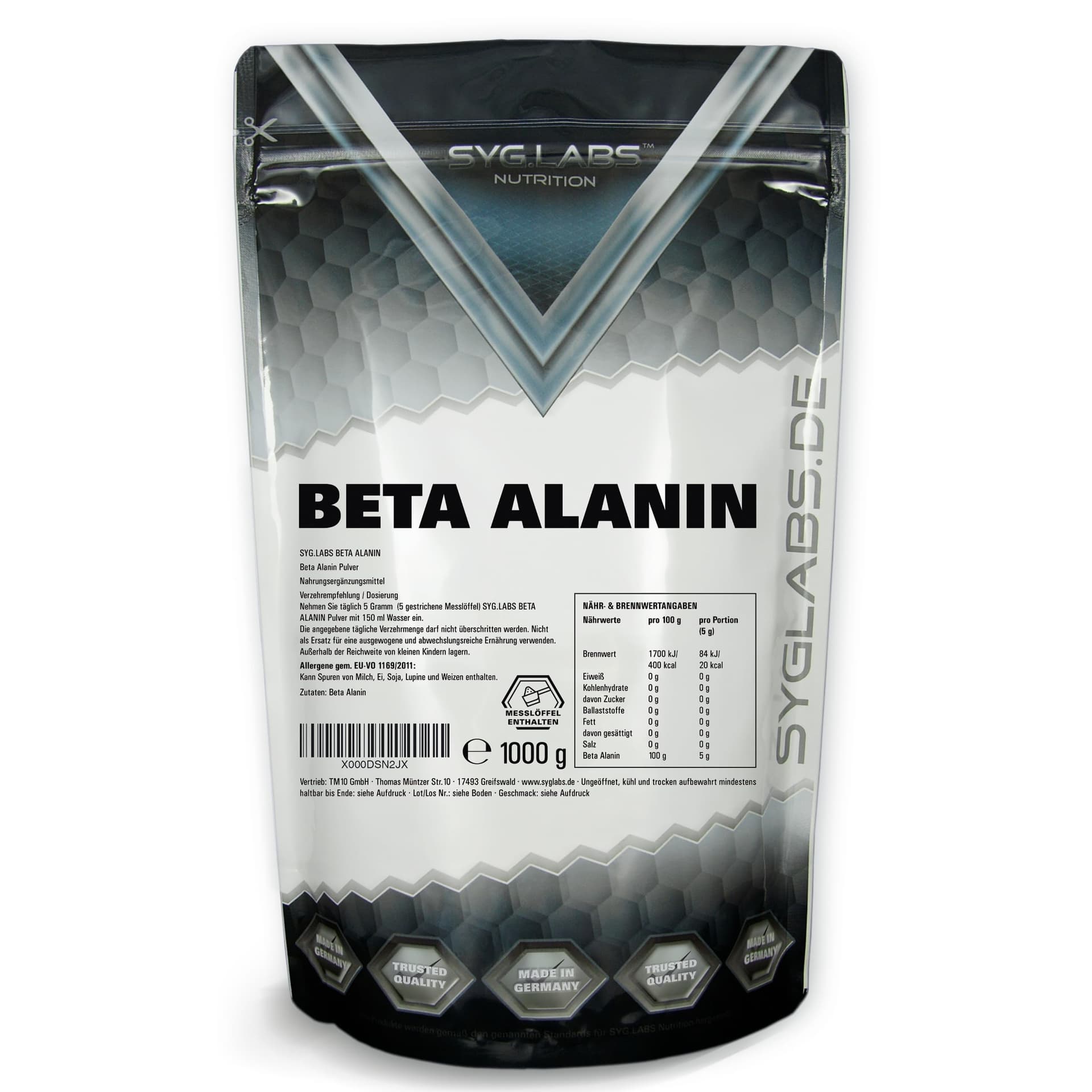 Syglabs Nutrition Beta Alanin - 1000g