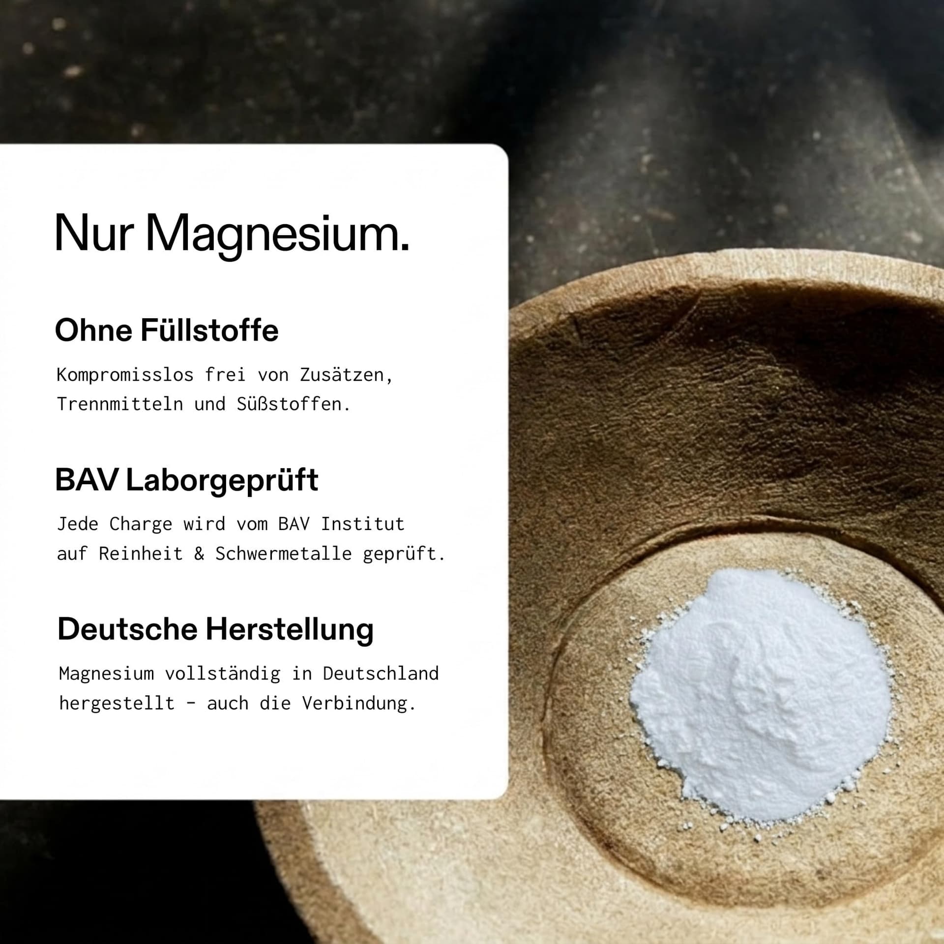 MGX ® Magnesium Bisglycinaat Poeder NEUTRAAL [400g – Bild 2